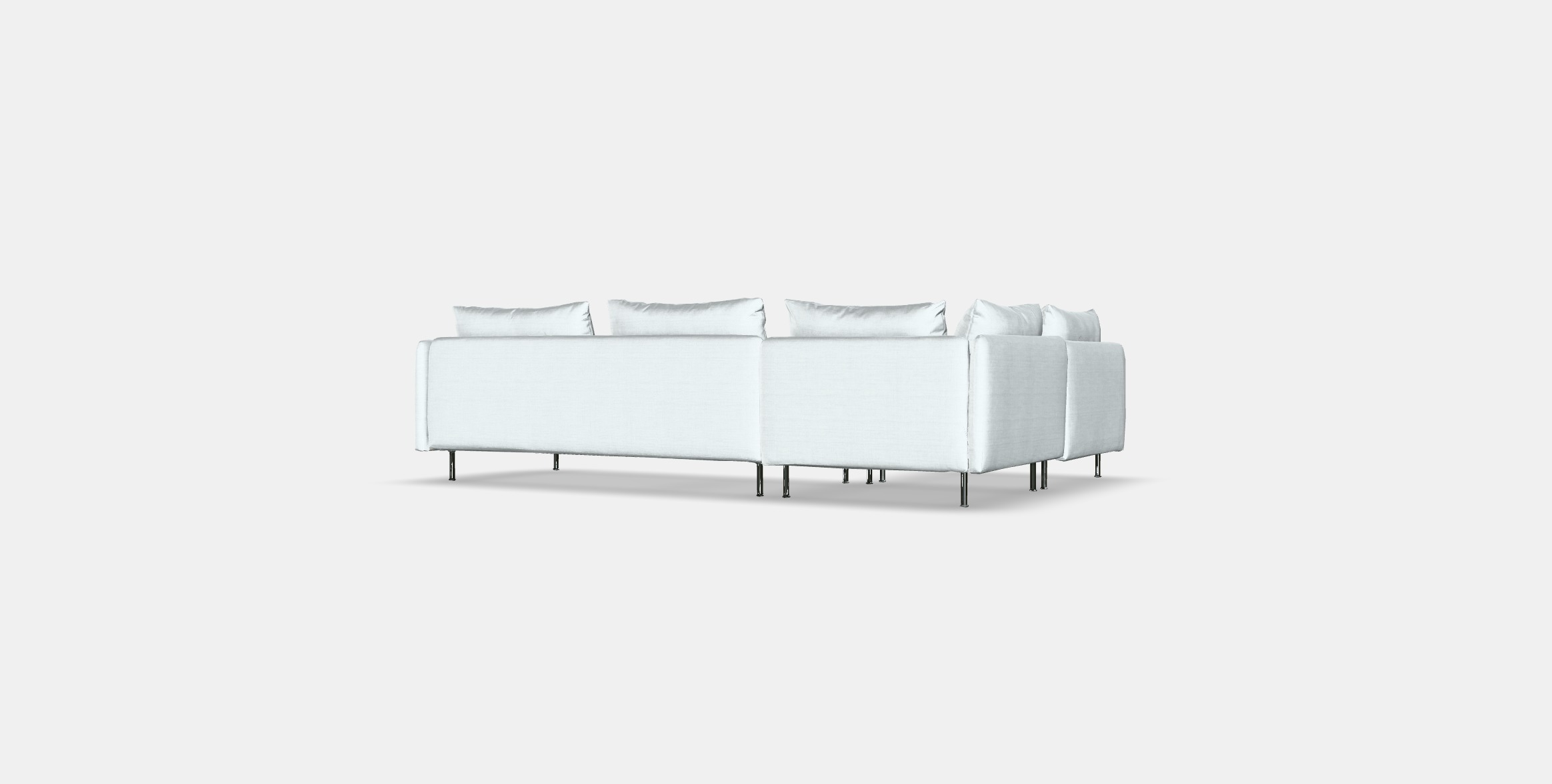 SODERHAMN Corner sofa 4-seat Low-poly 3D model_4