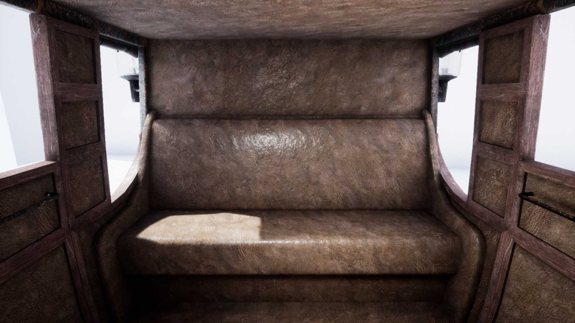 The Carriage 2  Low-poly 3D model_4