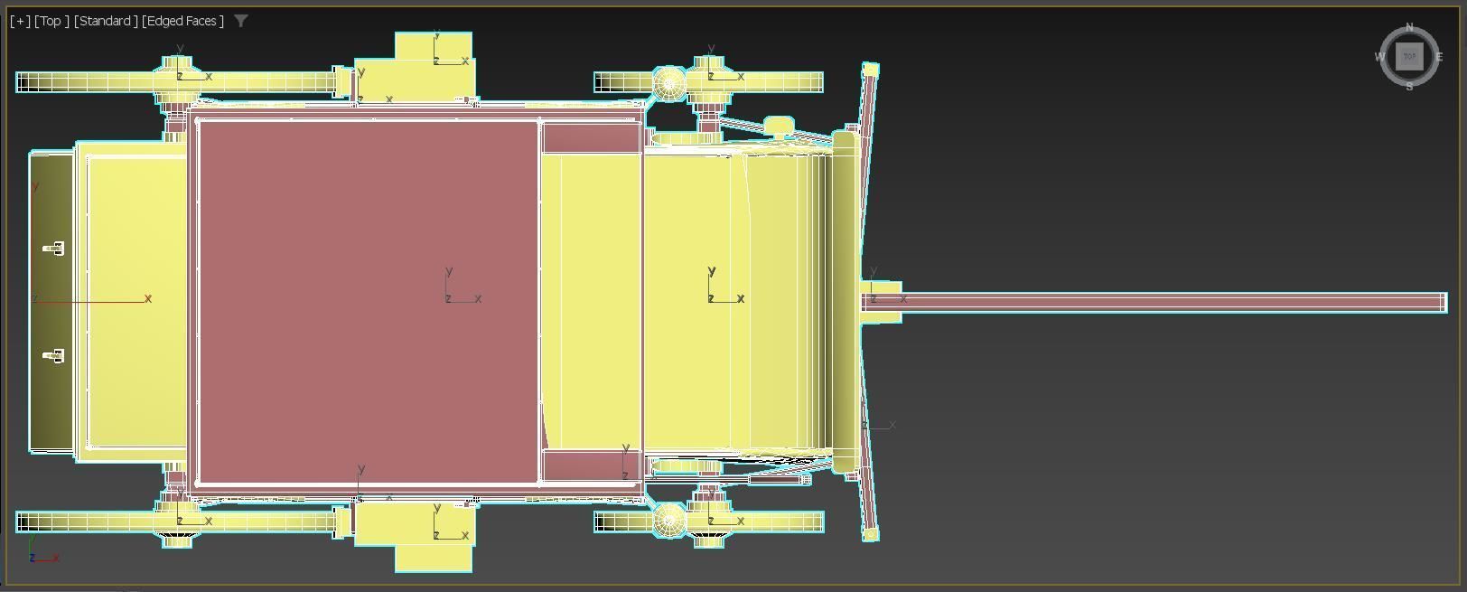 The Carriage 2  Low-poly 3D model_12