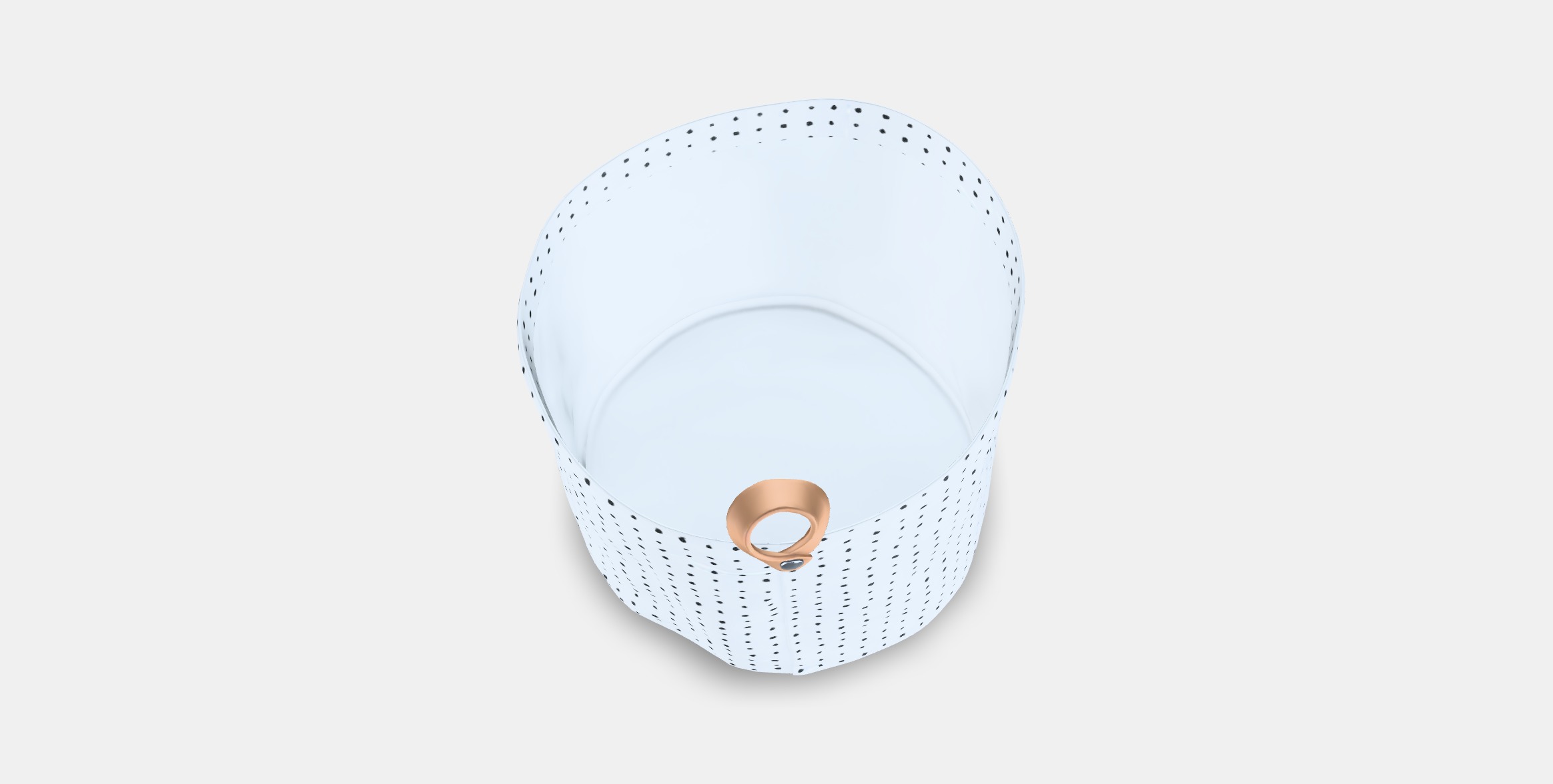 PLUMSA Storage basket Low-poly 3D model_2