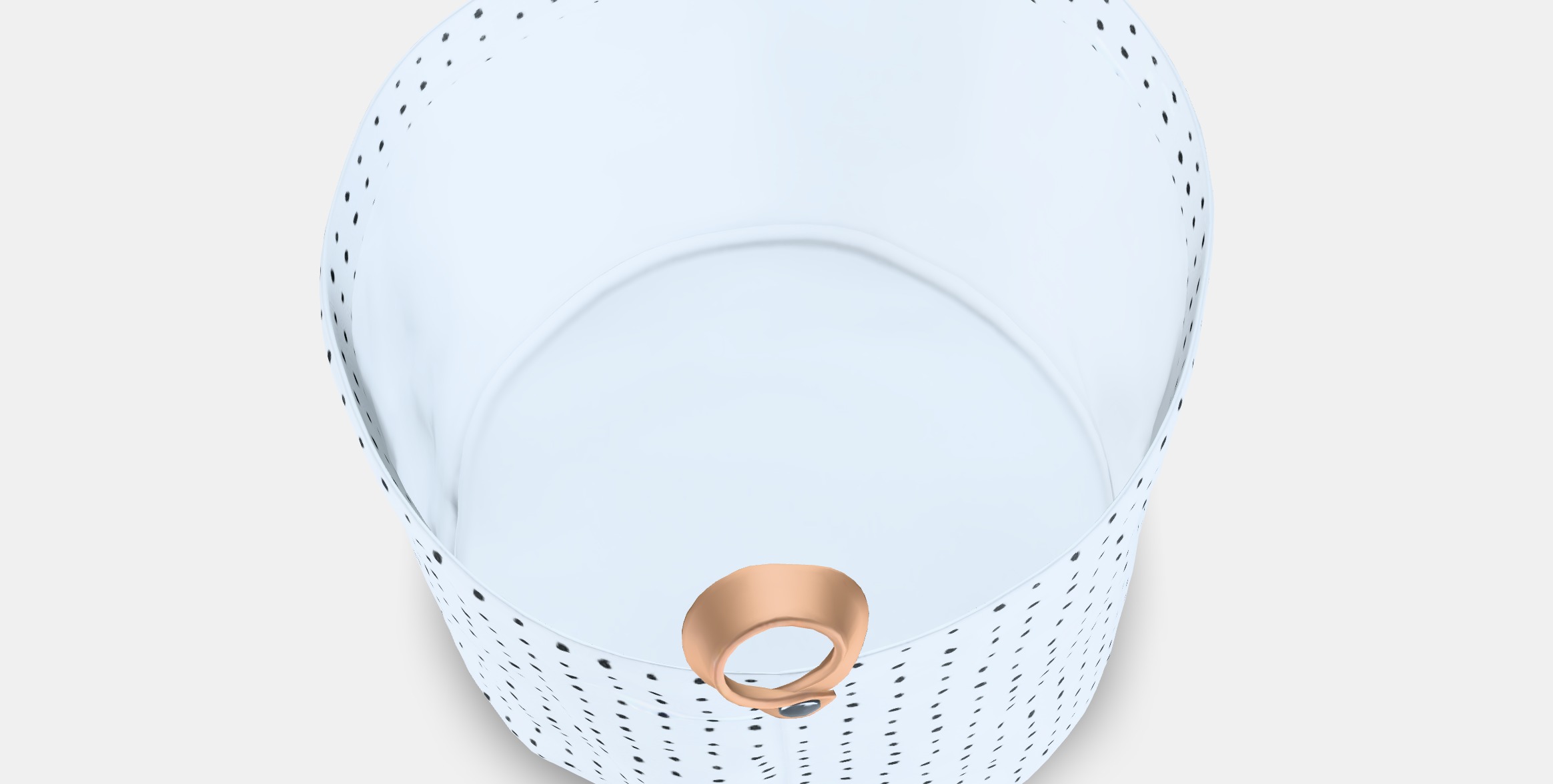 PLUMSA Storage basket Low-poly 3D model_3