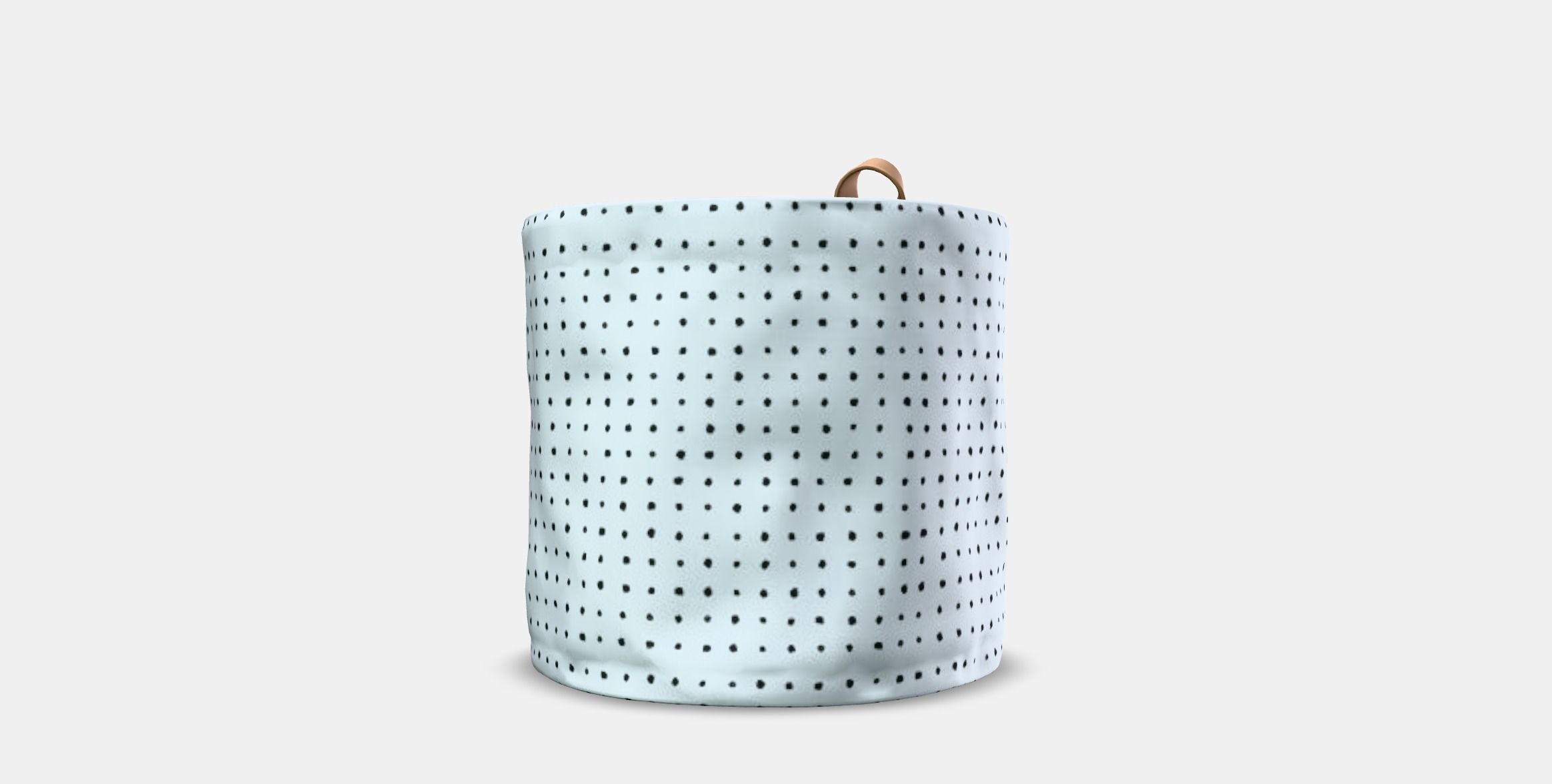 PLUMSA Storage basket Low-poly 3D model_12