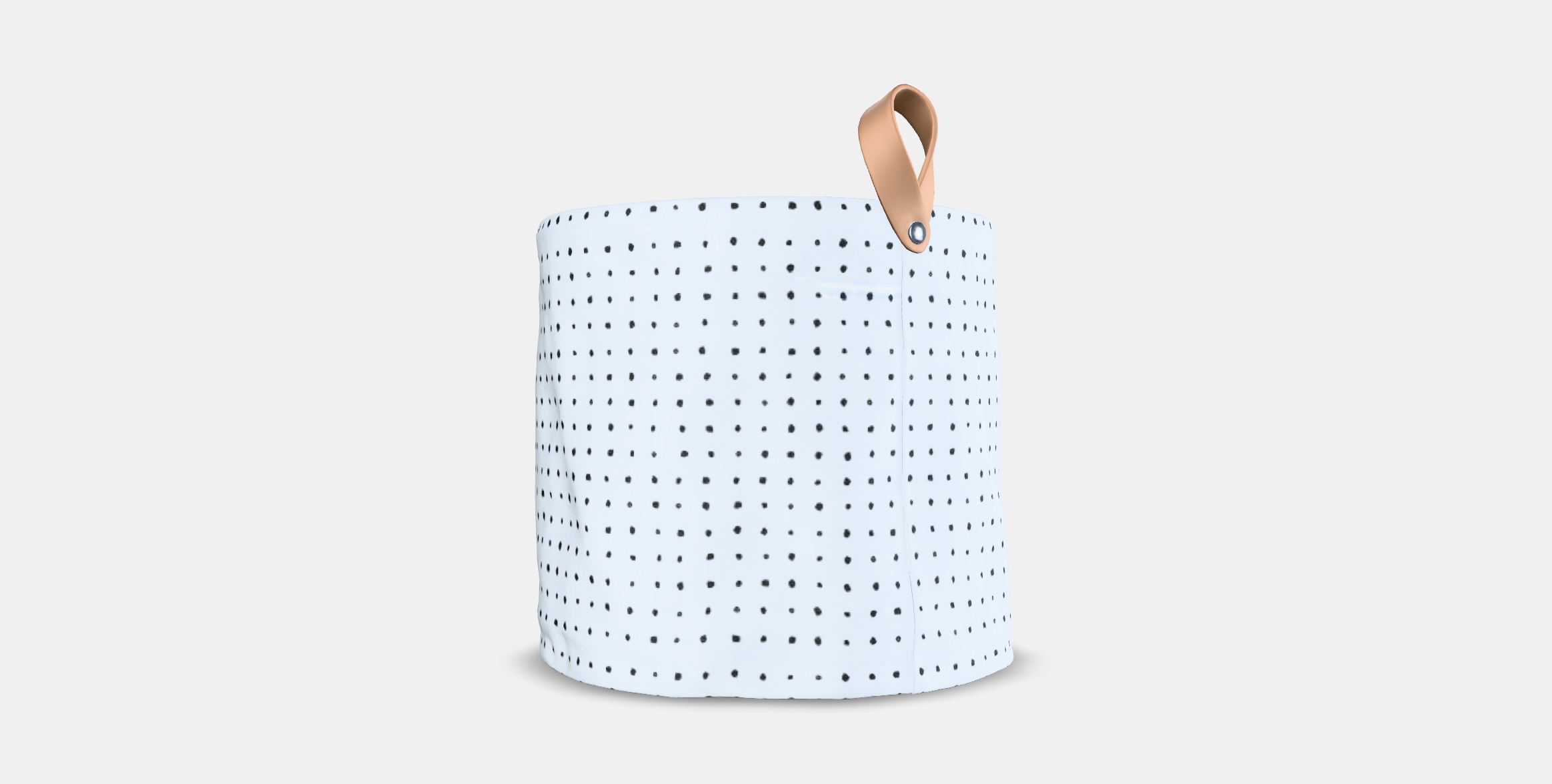 PLUMSA Storage basket Low-poly 3D model_16