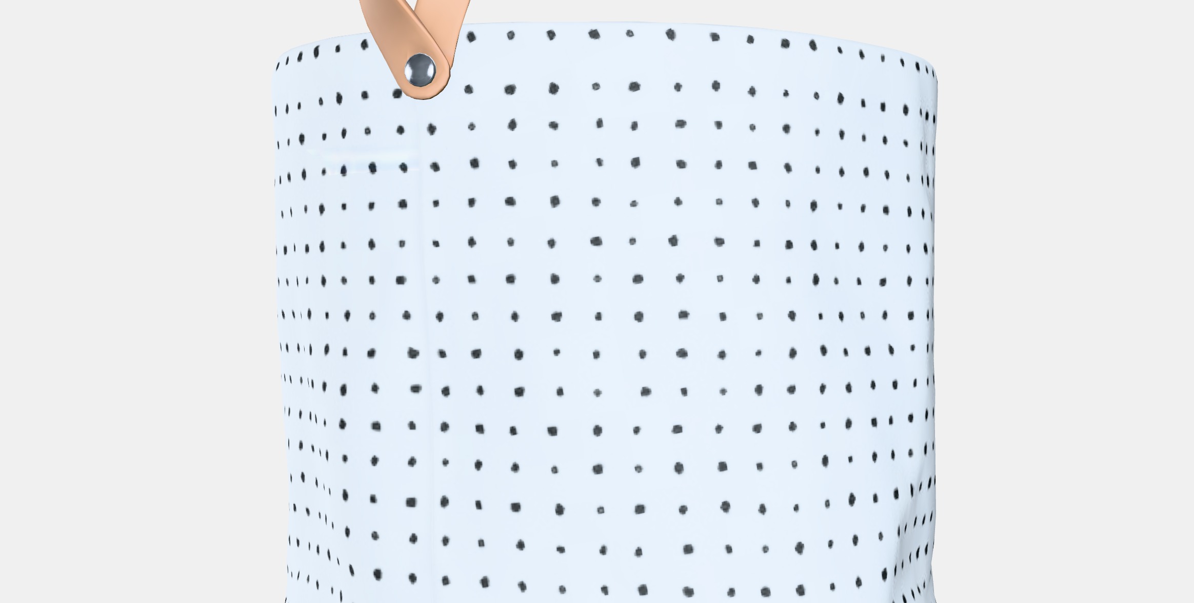 PLUMSA Storage basket Low-poly 3D model_7