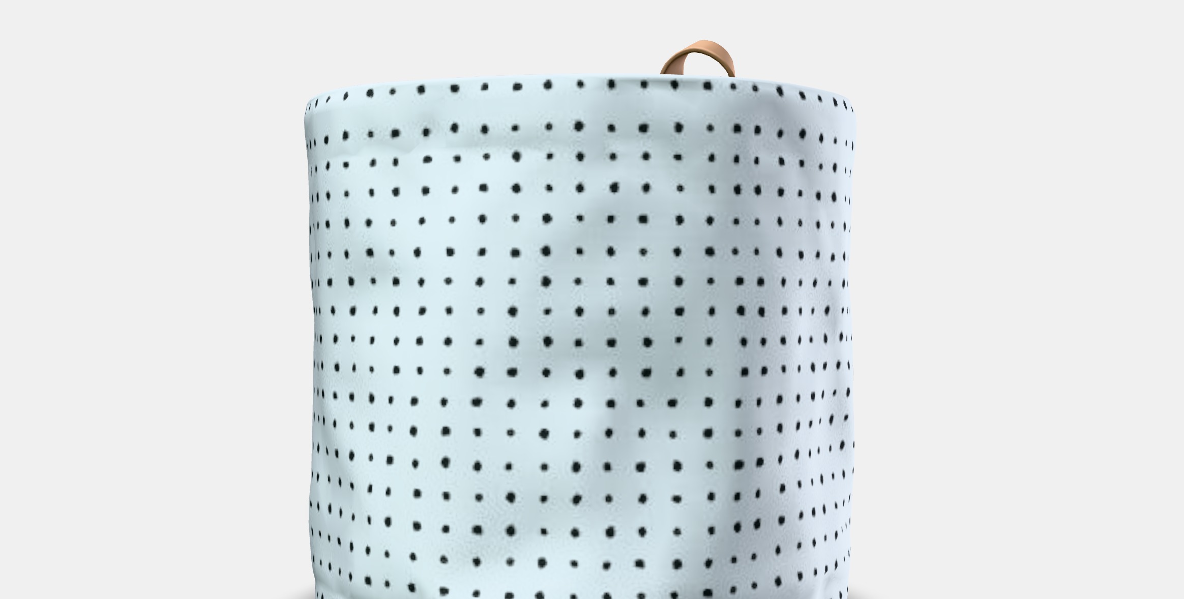 PLUMSA Storage basket Low-poly 3D model_13