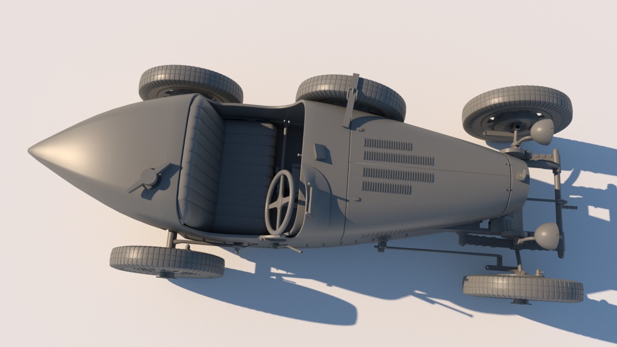 Bugatti Type 35A Printable 3D print model_12