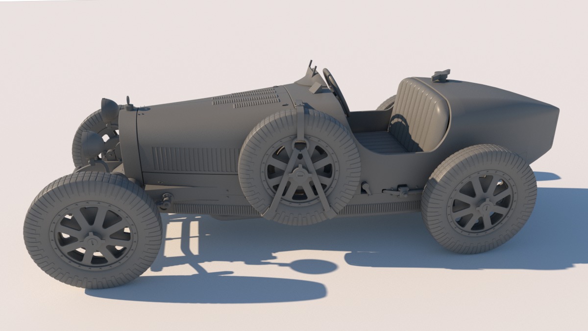Bugatti Type 35A Printable 3D print model_8
