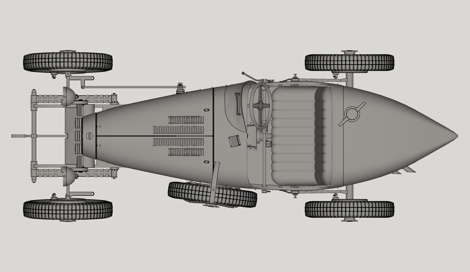 Bugatti Type 35A Printable 3D print model_30