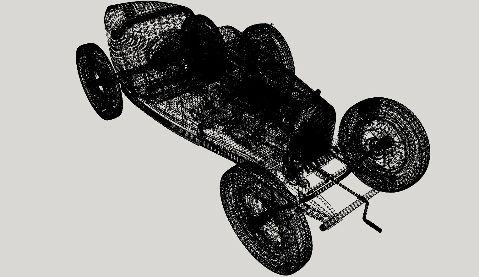Bugatti Type 35A Printable 3D print model_24
