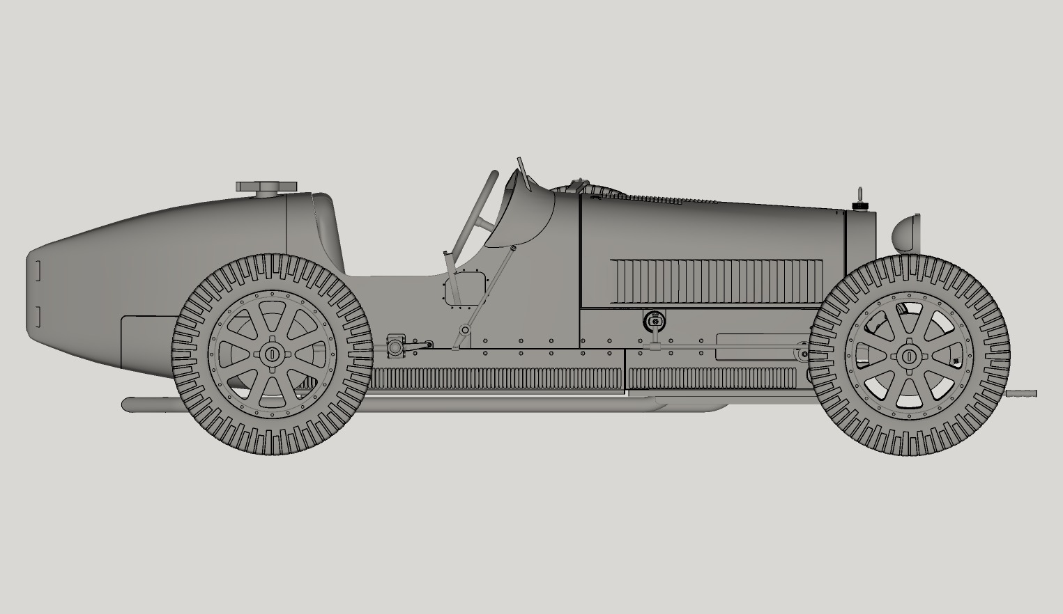 Bugatti Type 35A Printable 3D print model_29