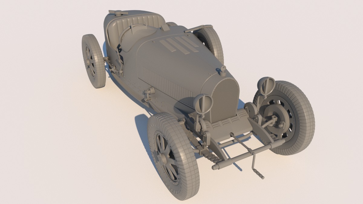 Bugatti Type 35A Printable 3D print model_5
