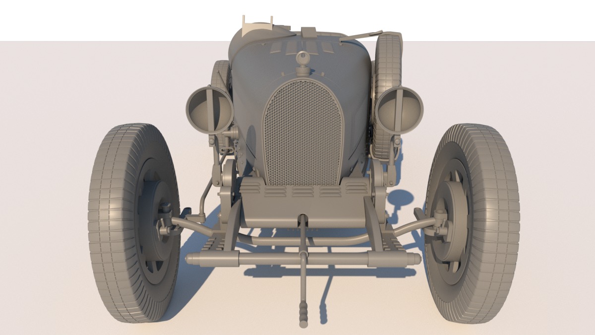 Bugatti Type 35A Printable 3D print model_9