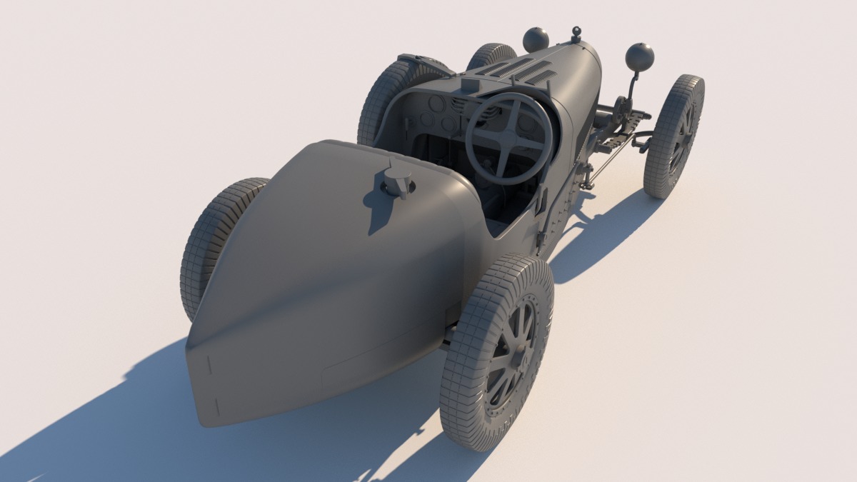Bugatti Type 35A Printable 3D print model_6