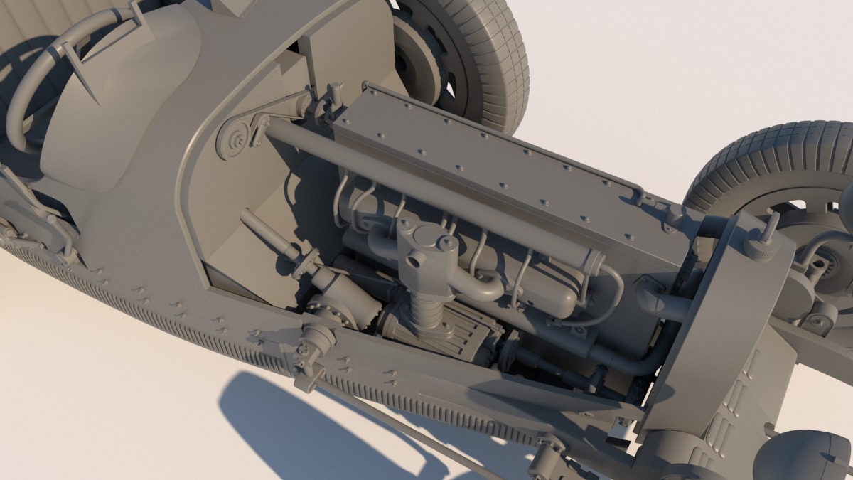 Bugatti Type 35A Printable 3D print model_13