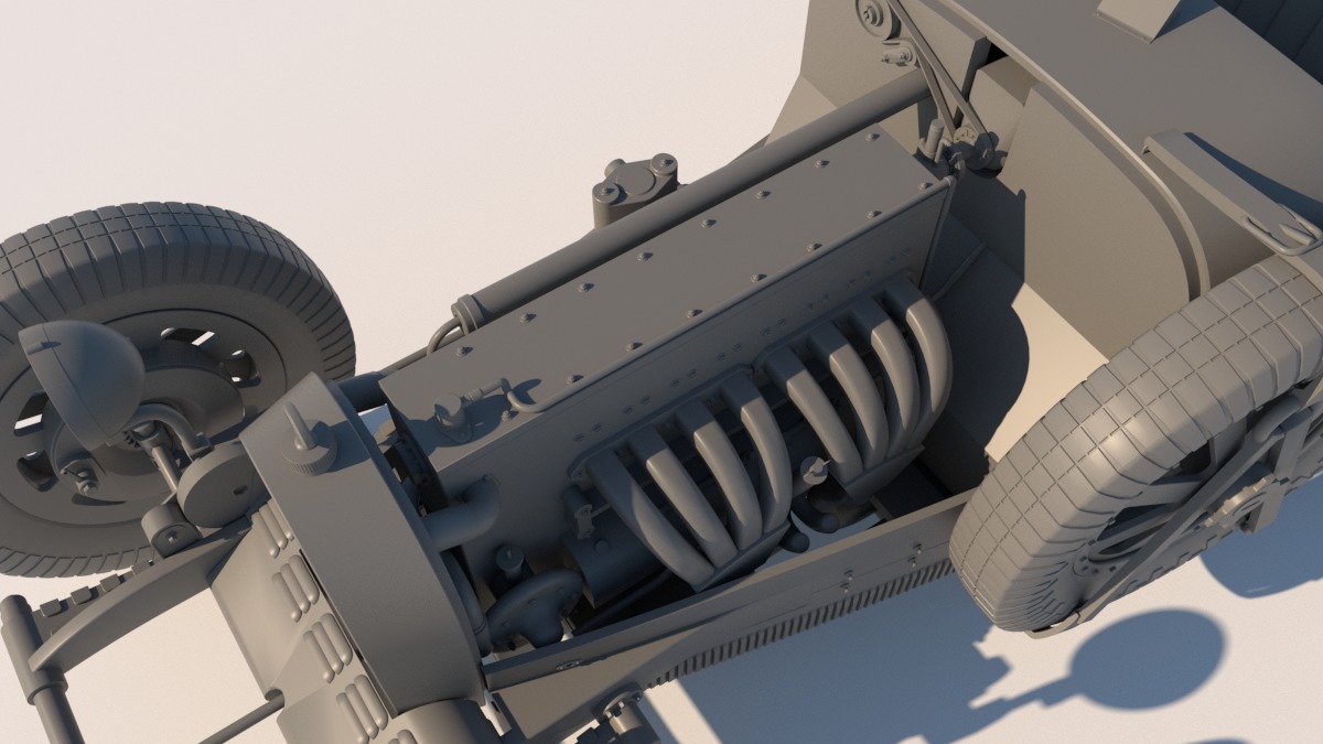 Bugatti Type 35A Printable 3D print model_14