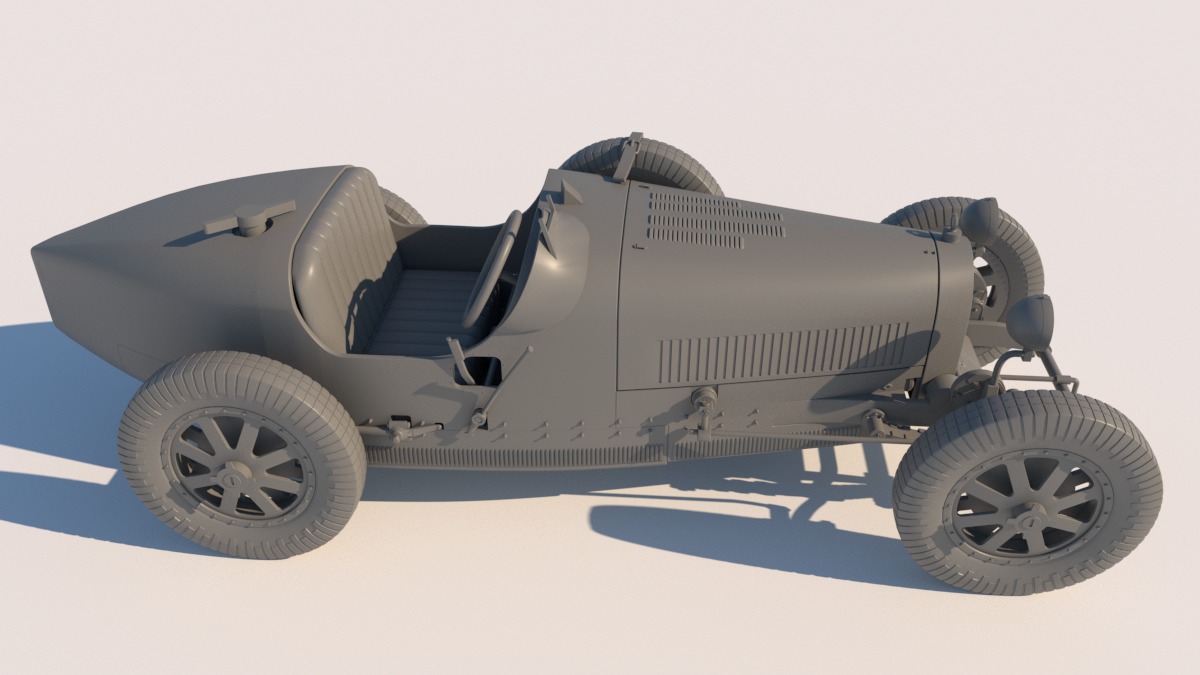 Bugatti Type 35A Printable 3D print model_7