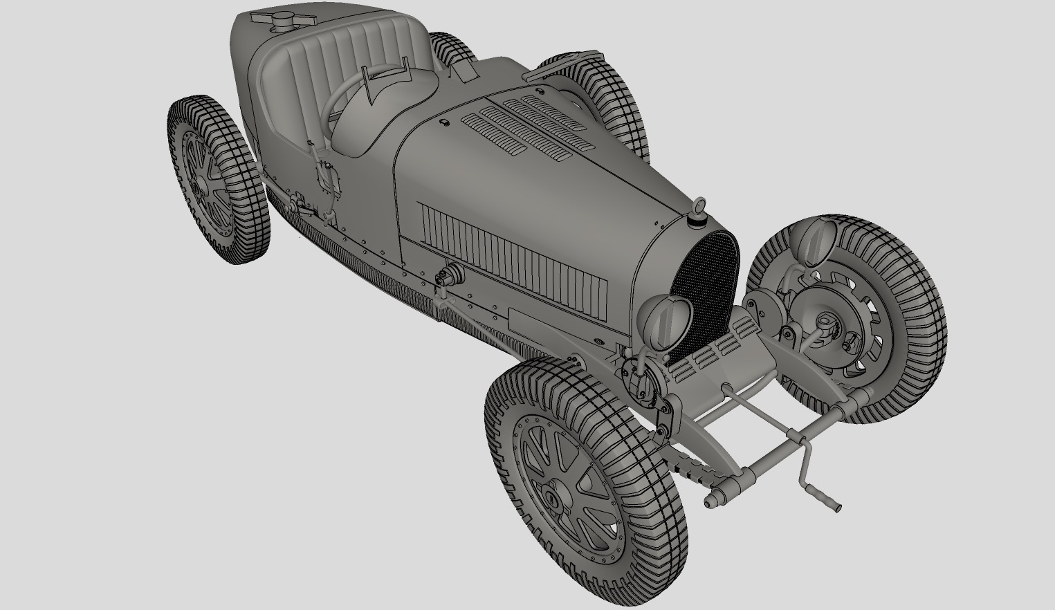Bugatti Type 35A Printable 3D print model_20