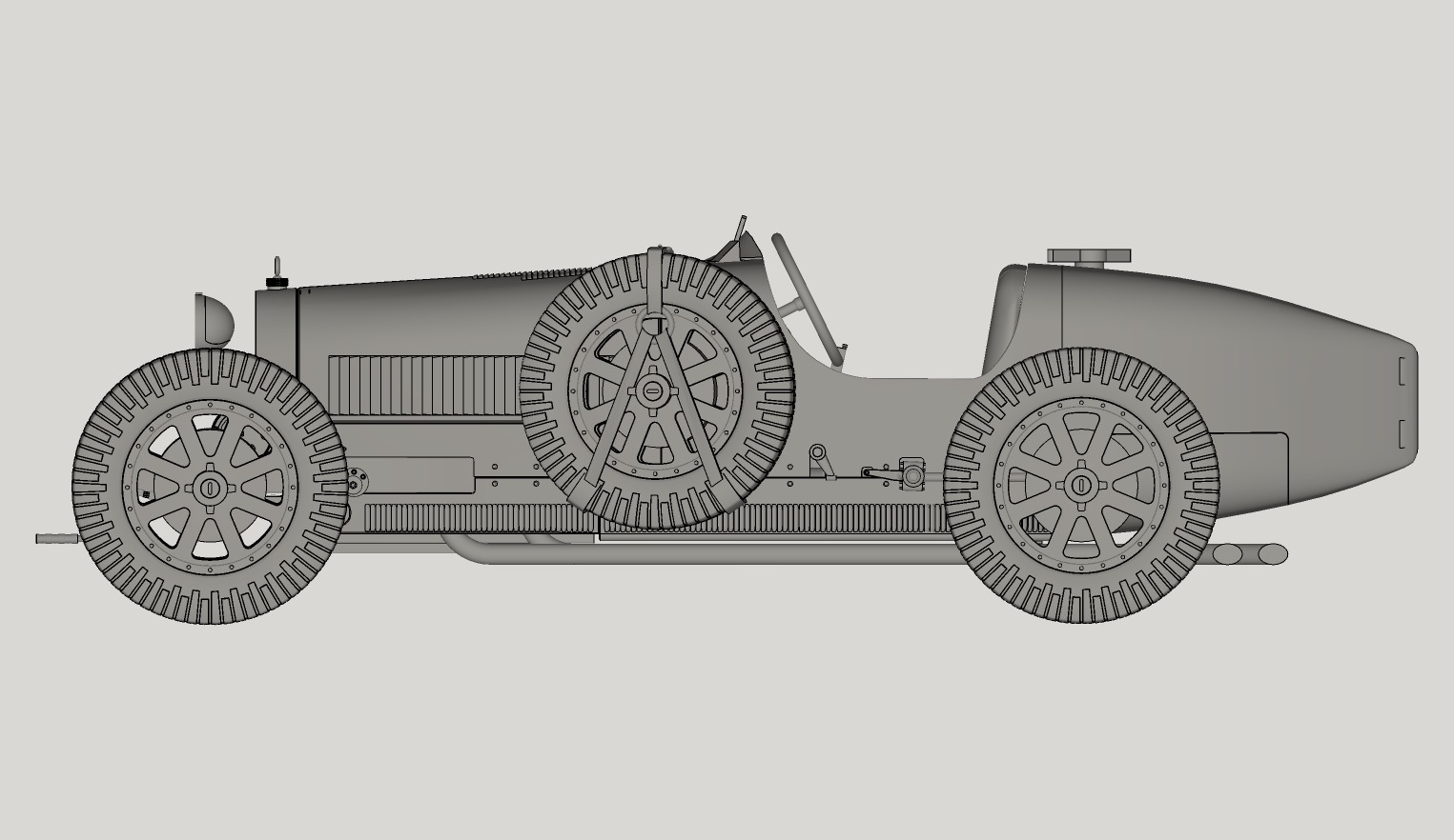 Bugatti Type 35A Printable 3D print model_28