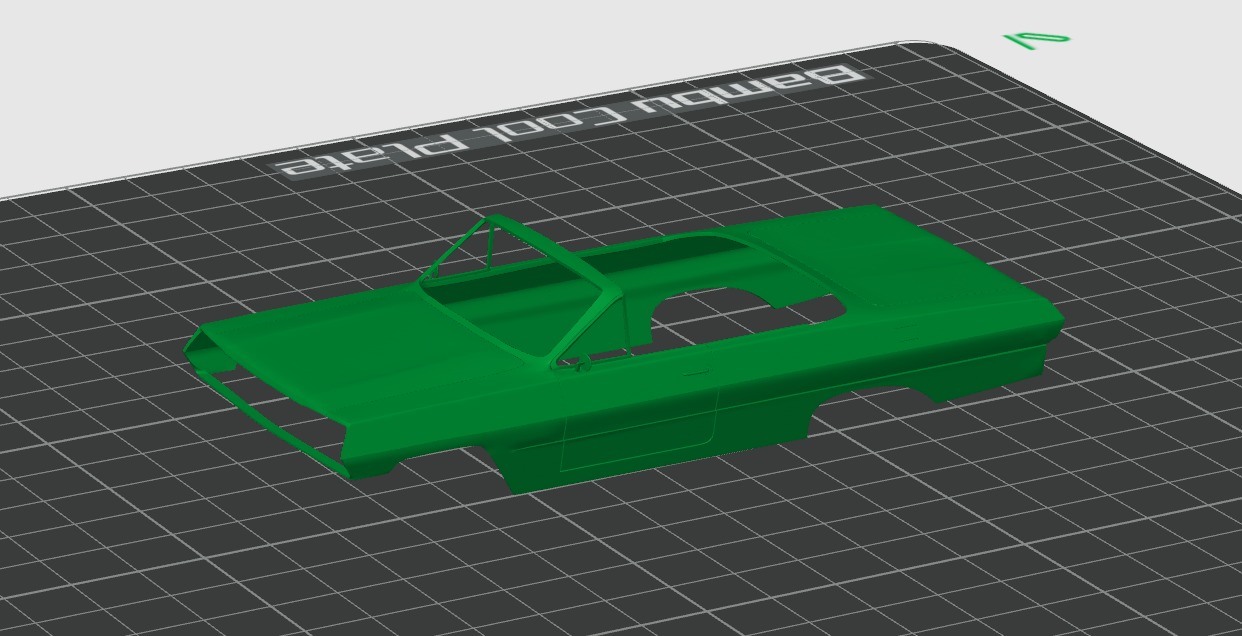 Chevrolet Impala 1963 Convertible 2-Door open top 3D Print Model 3D print model_61