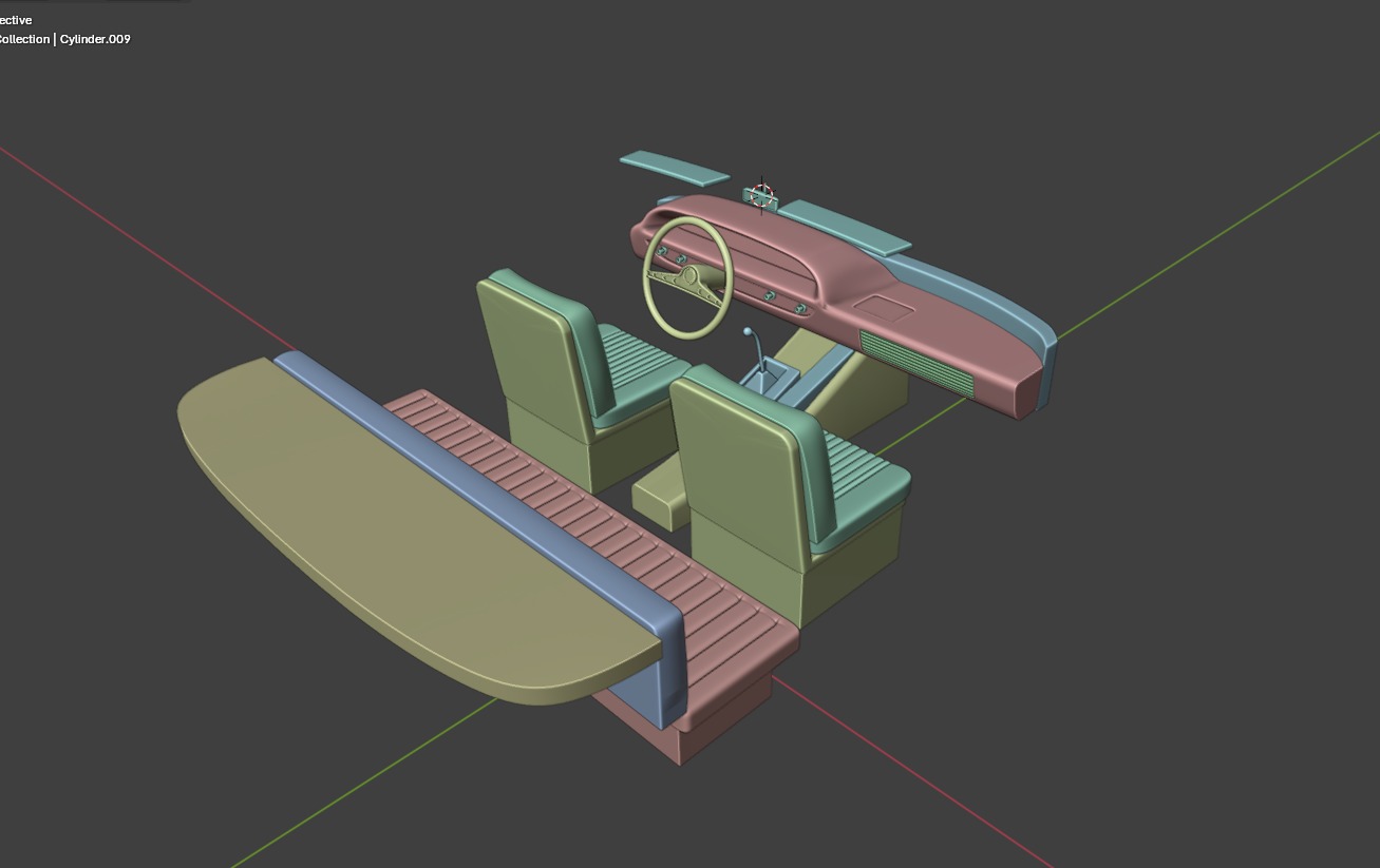 Chevrolet Impala 1963 Convertible 2-Door open top 3D Print Model 3D print model_22
