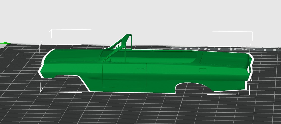 Chevrolet Impala 1963 Convertible 2-Door open top 3D Print Model 3D print model_62