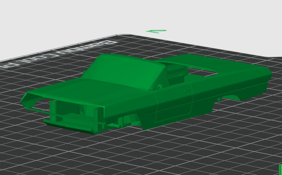 Chevrolet Impala 1963 Convertible 2-Door open top 3D Print Model 3D print model_63