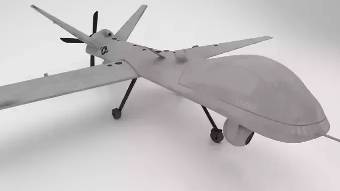 UAV MQ-9 Repear Low-poly 3D model