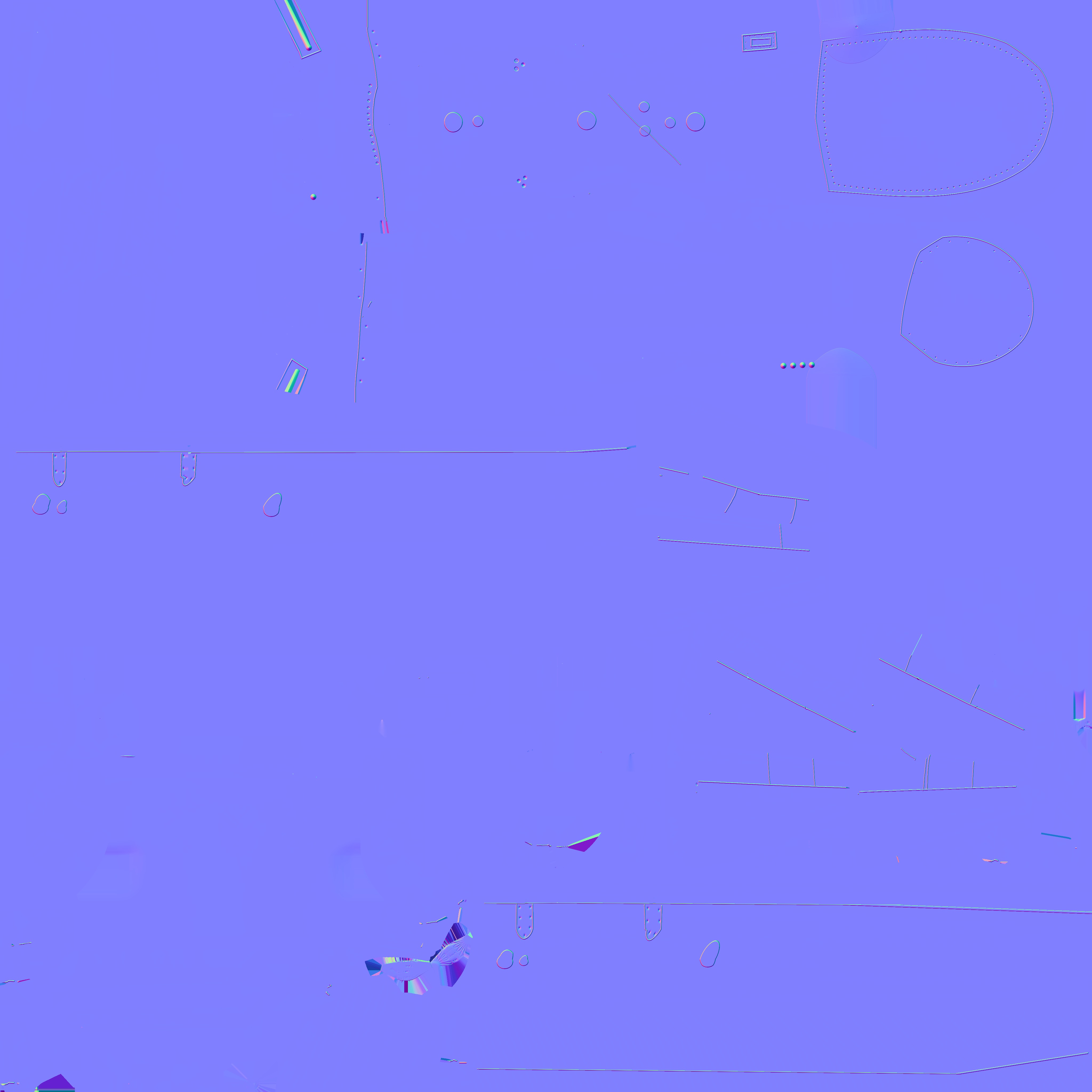 UAV MQ-9 Repear Low-poly 3D model_14