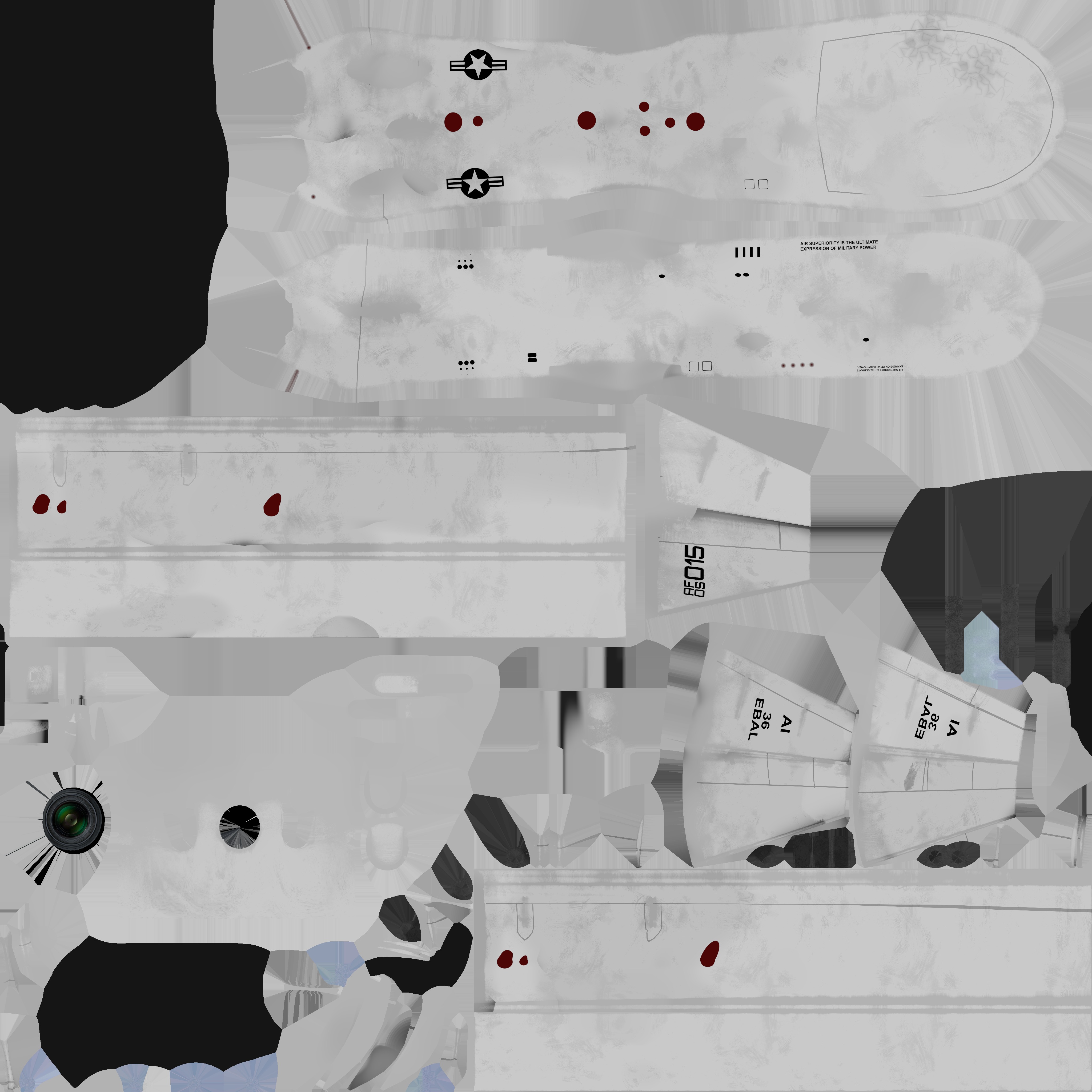 UAV MQ-9 Repear Low-poly 3D model_11