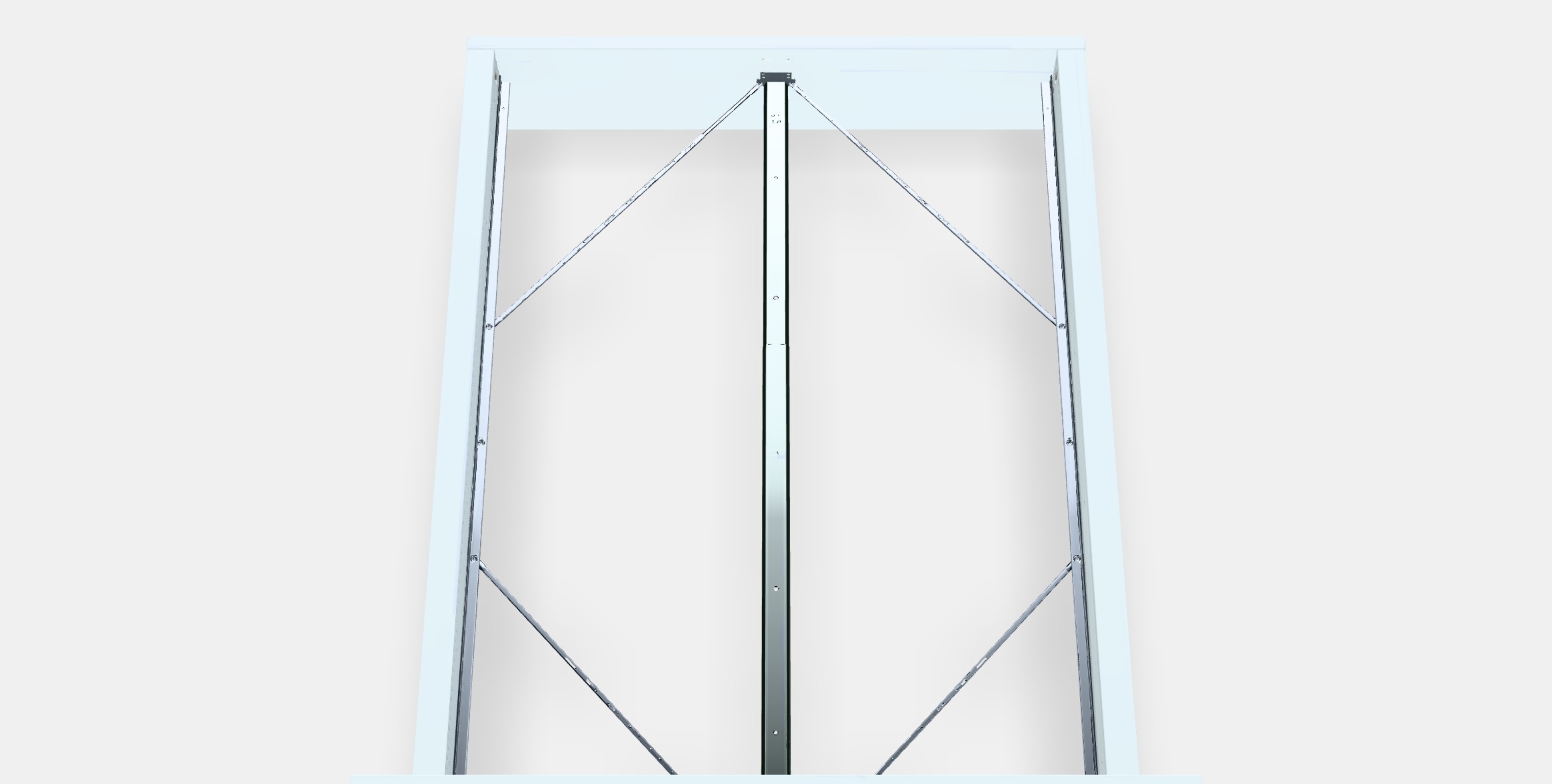 MALM Bed frame high 11 Low-poly 3D model_4