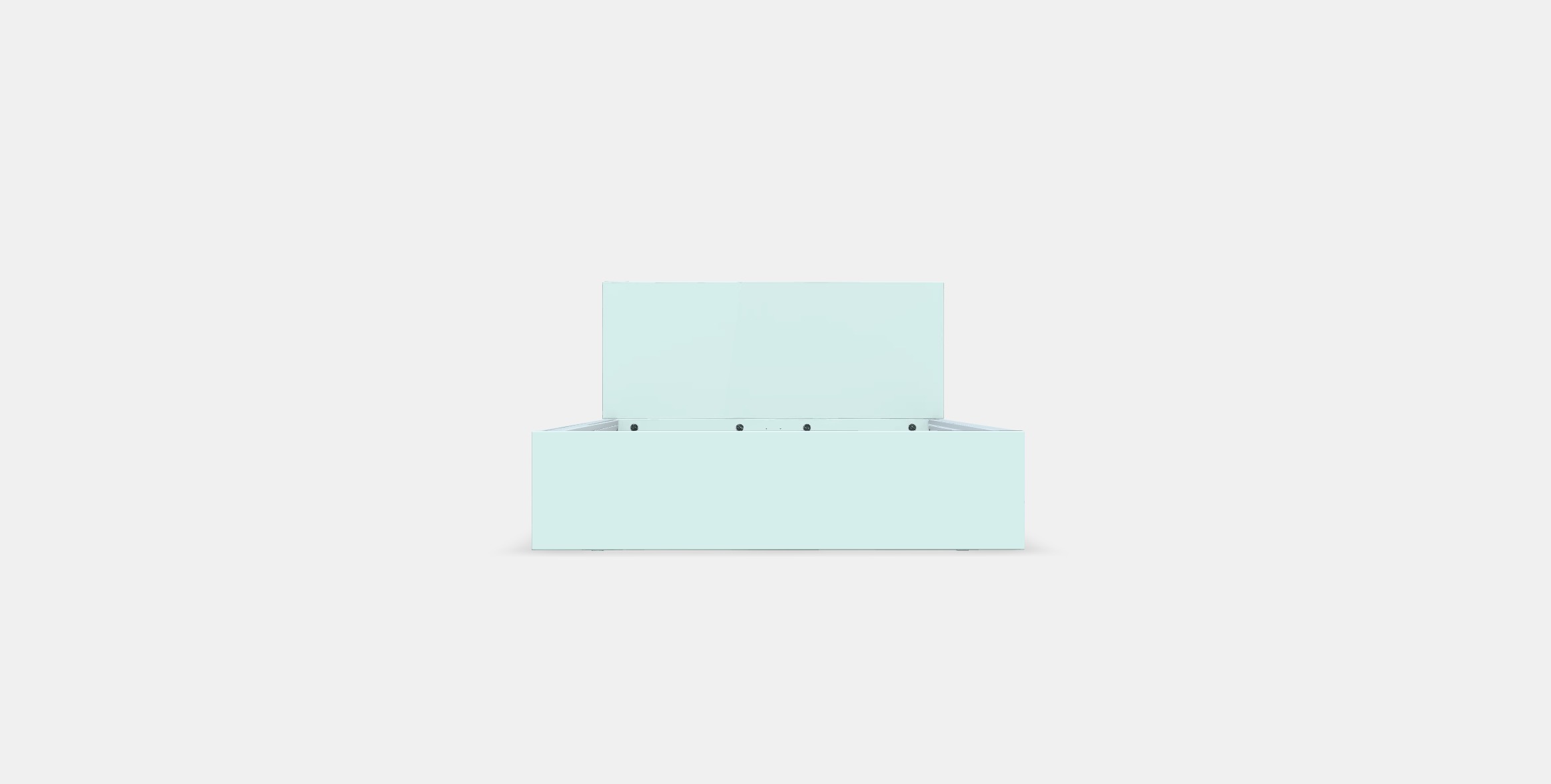 MALM Bed frame high 11 Low-poly 3D model_10