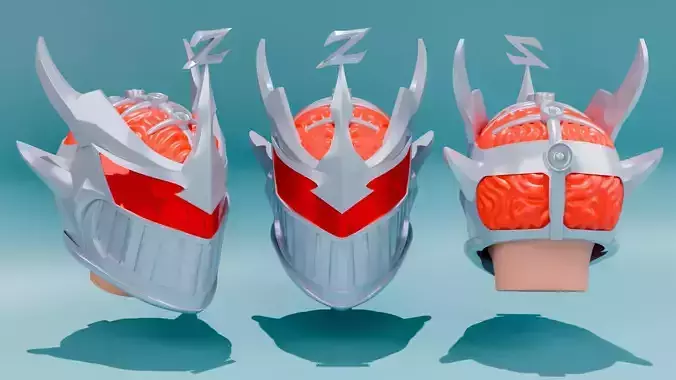 Lord Zedd MMPR Helmet Cosplay  3D print model