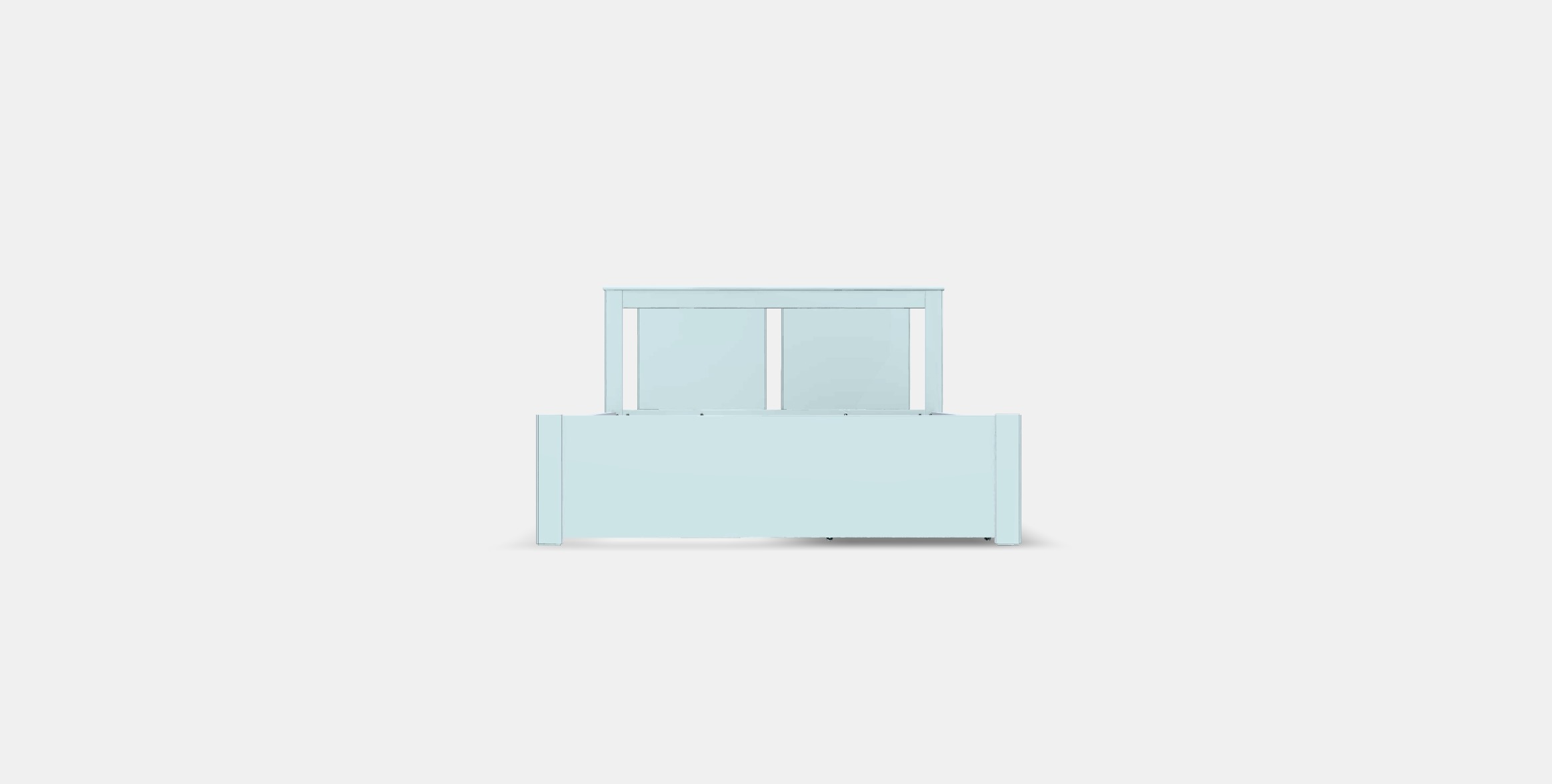 SONGESAND Bed frame with 2 bins Low-poly 3D model_10