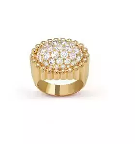 van cleef  pave ring 3dm