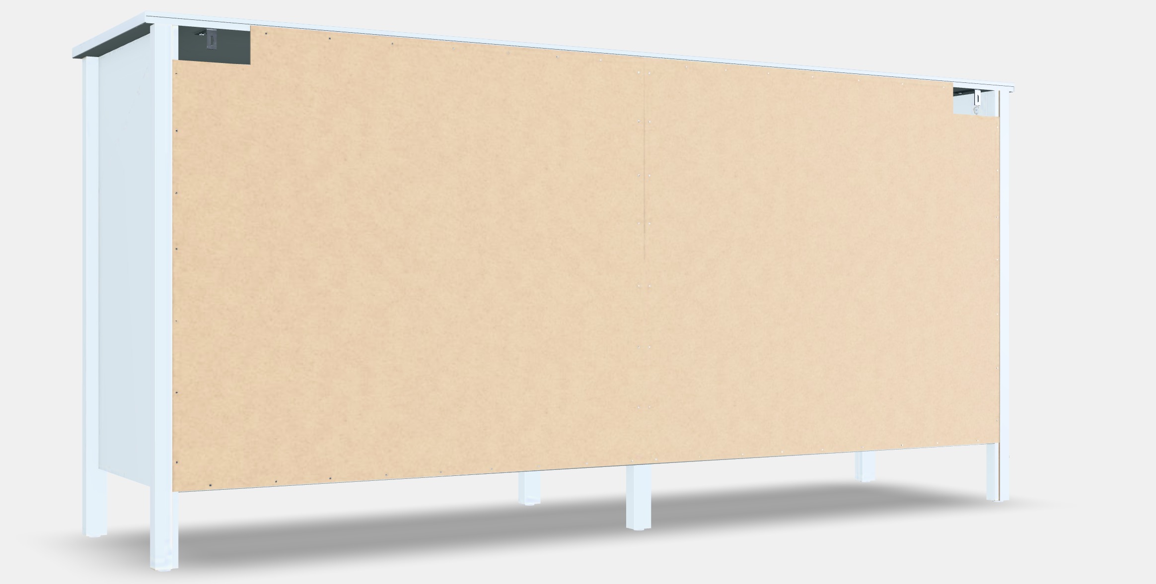 KOPPANG Chest of drawers 6 drawers Low-poly 3D model_2