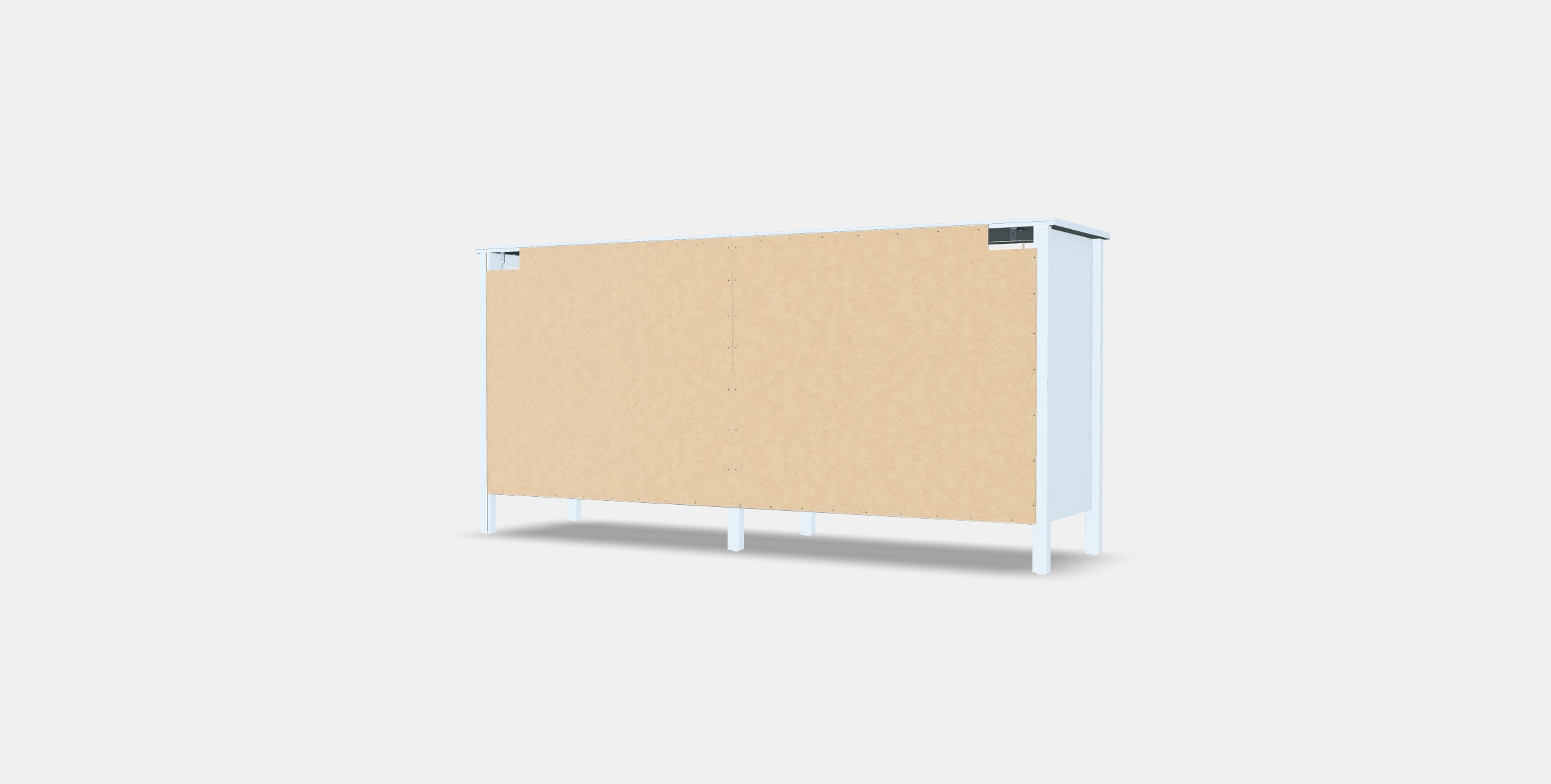 KOPPANG Chest of drawers 6 drawers Low-poly 3D model_7