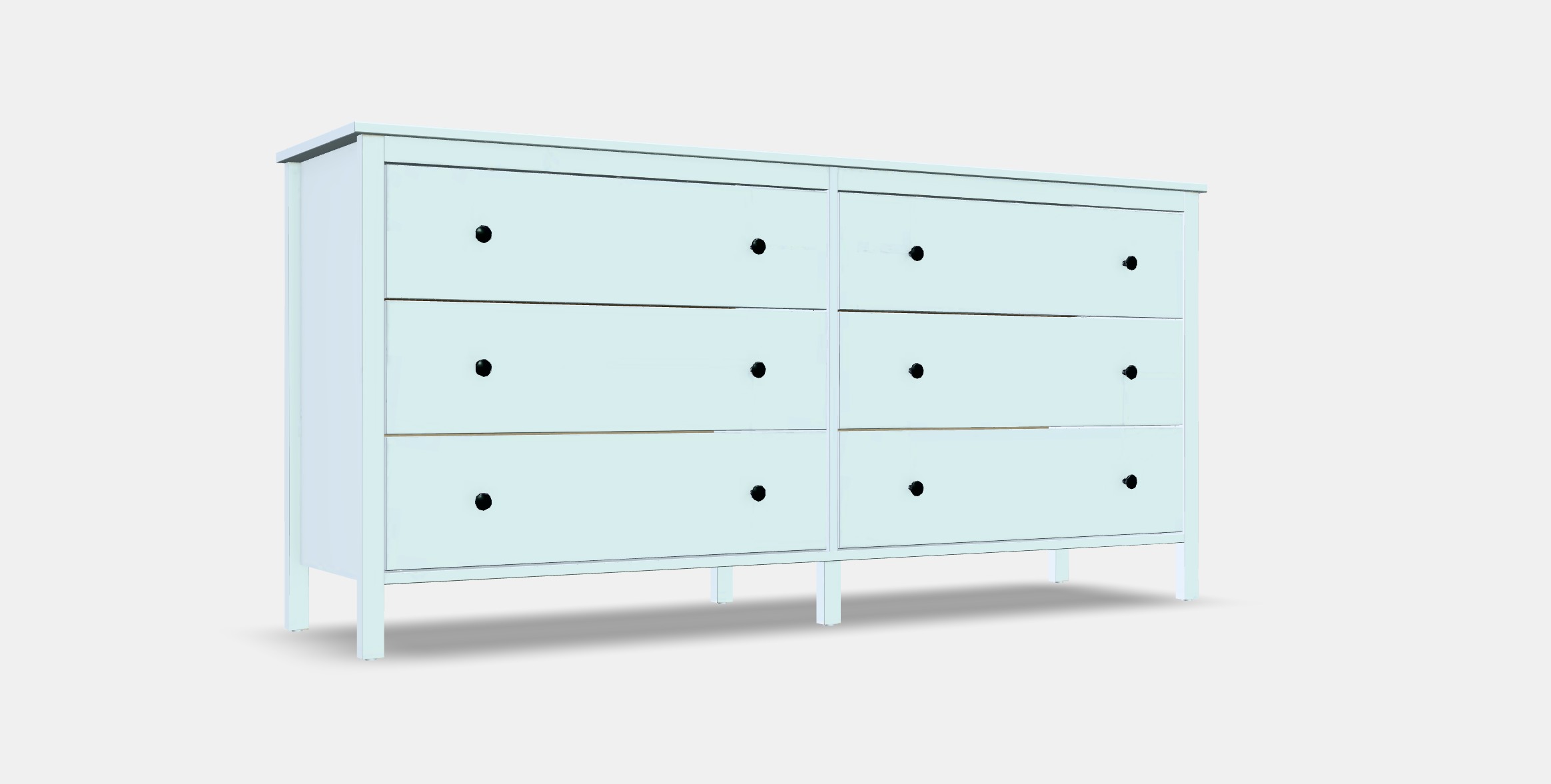 KOPPANG Chest of drawers 6 drawers Low-poly 3D model_11