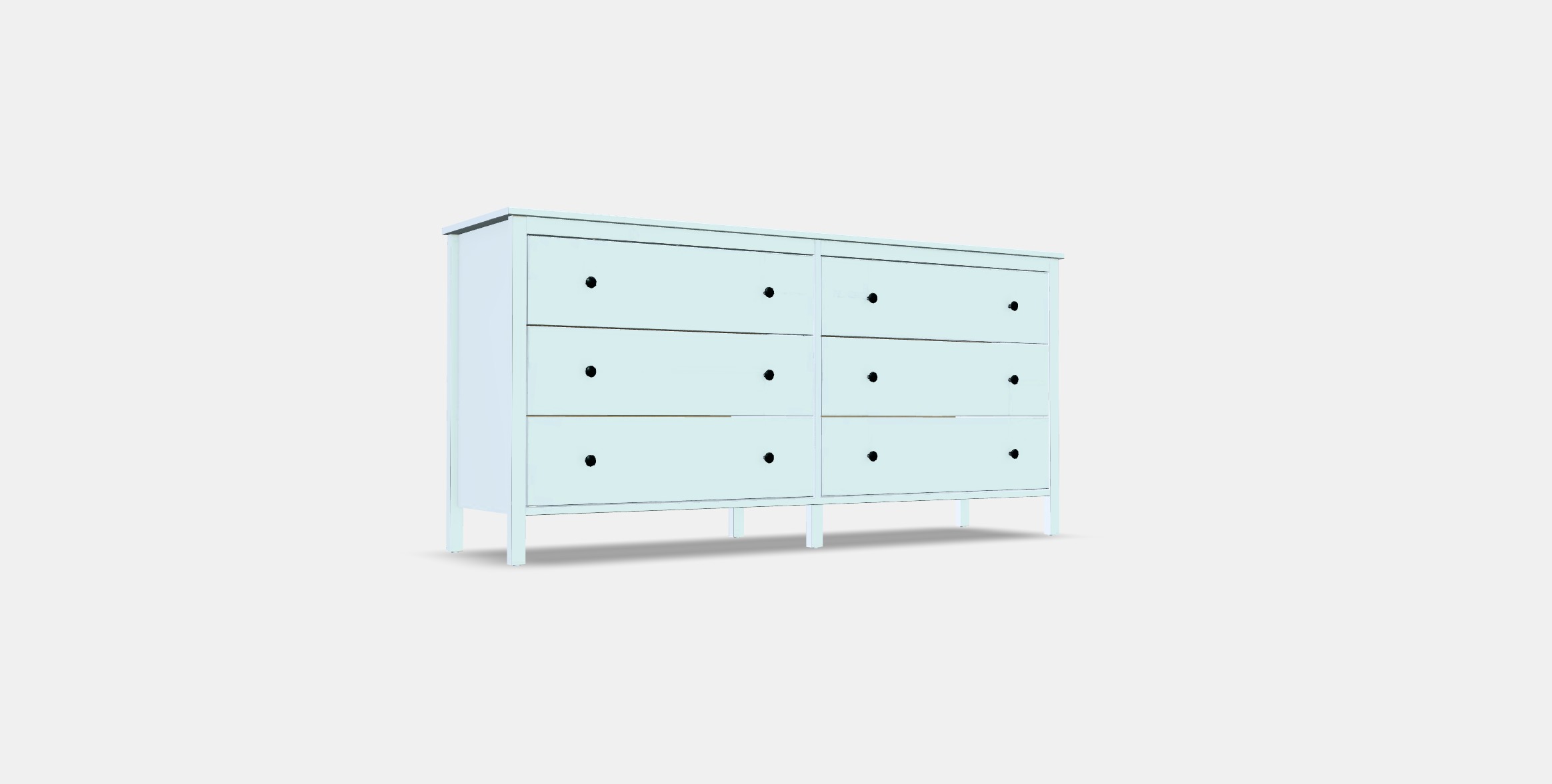 KOPPANG Chest of drawers 6 drawers Low-poly 3D model_3