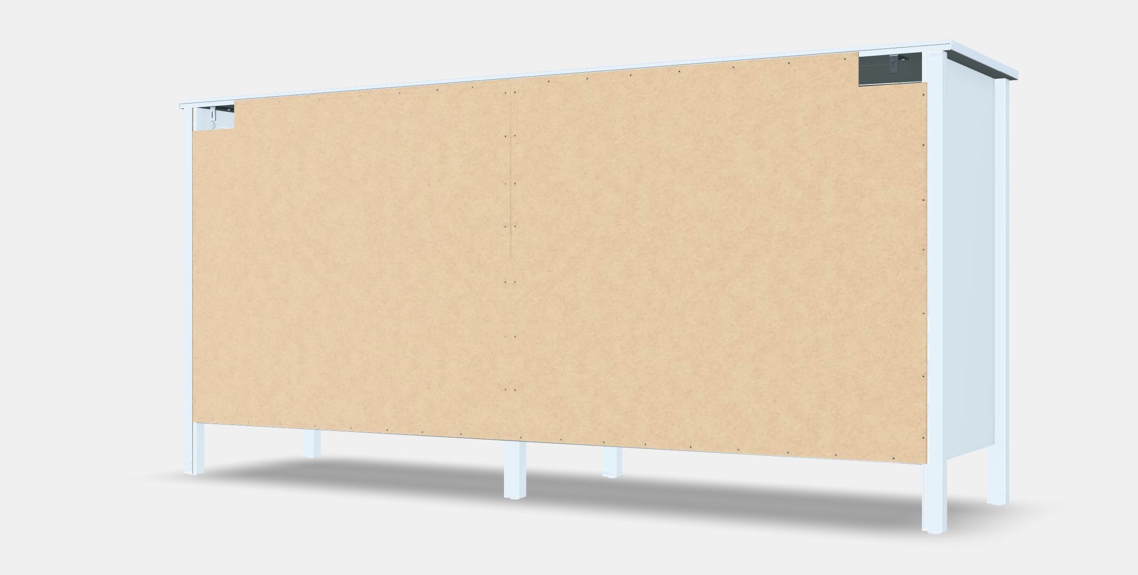 KOPPANG Chest of drawers 6 drawers Low-poly 3D model_5