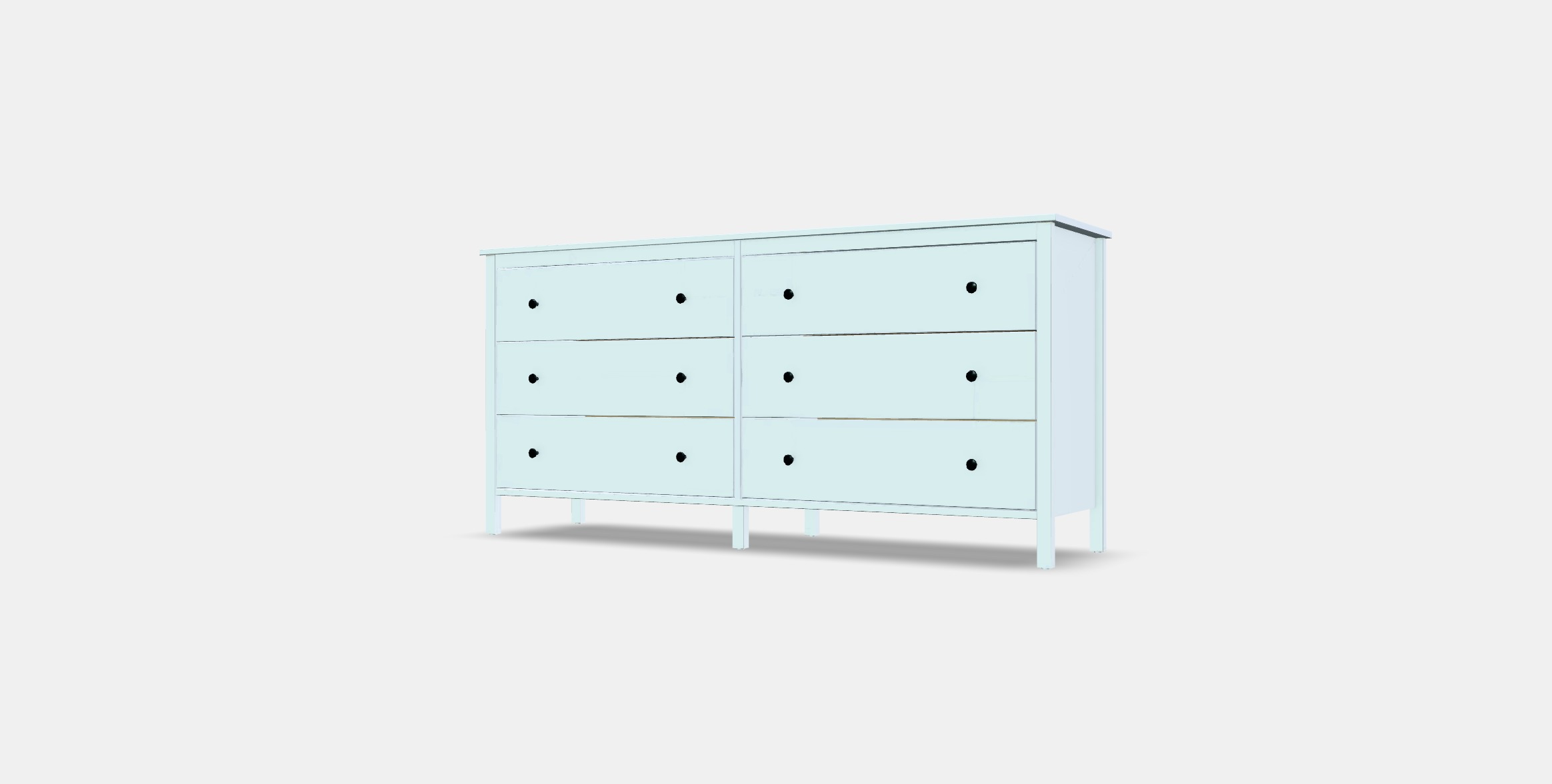 KOPPANG Chest of drawers 6 drawers Low-poly 3D model_12