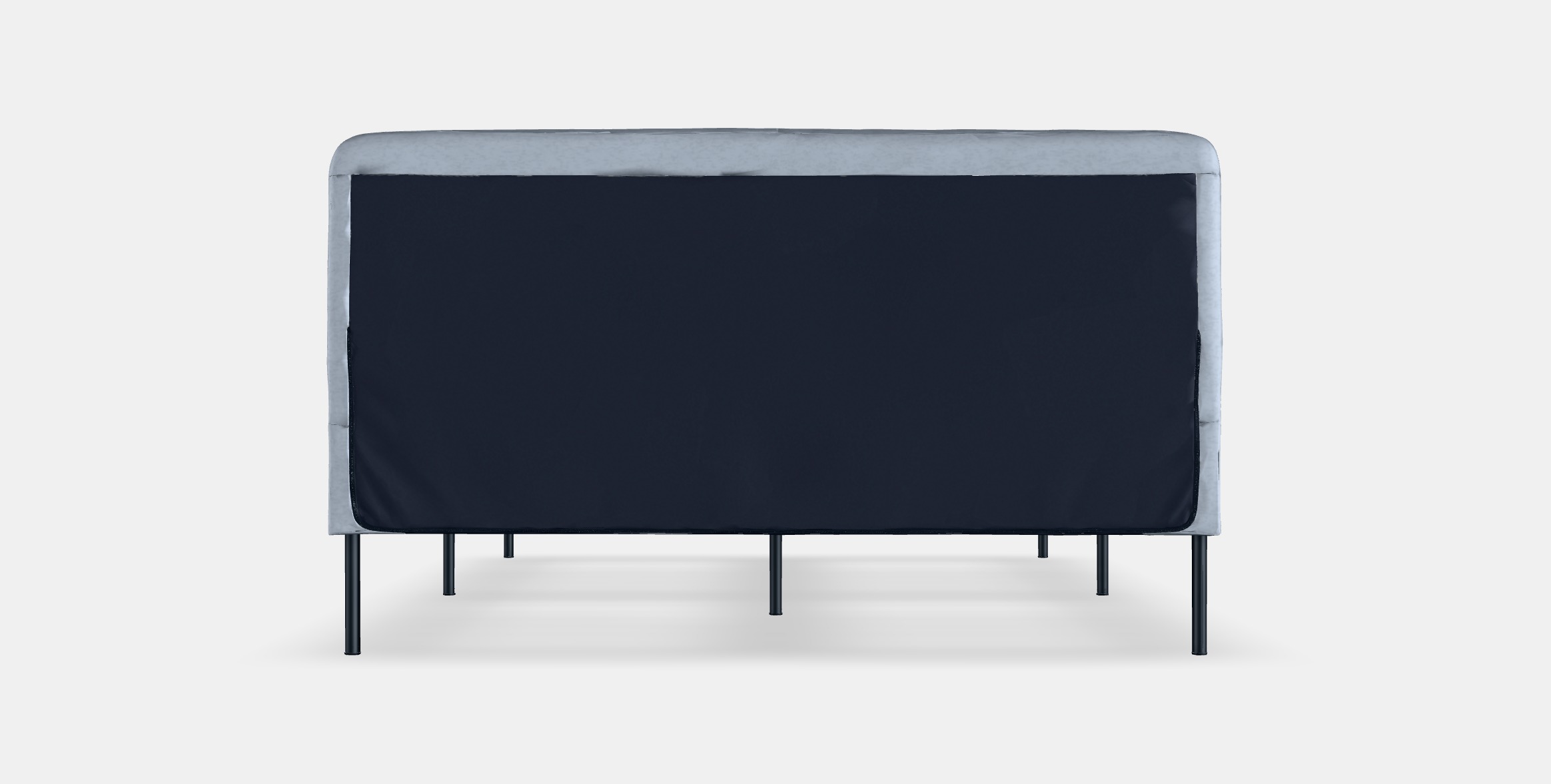 SLATTUM Upholstered bed frame 4 Low-poly 3D model_15