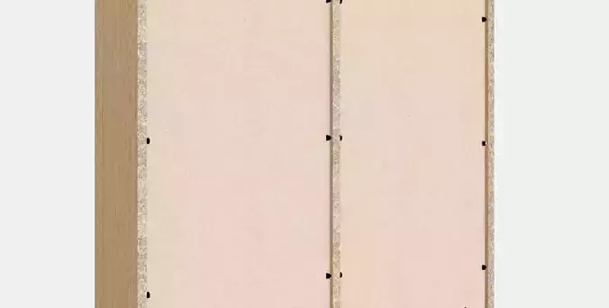 TONSTAD Sliding door display cabinet