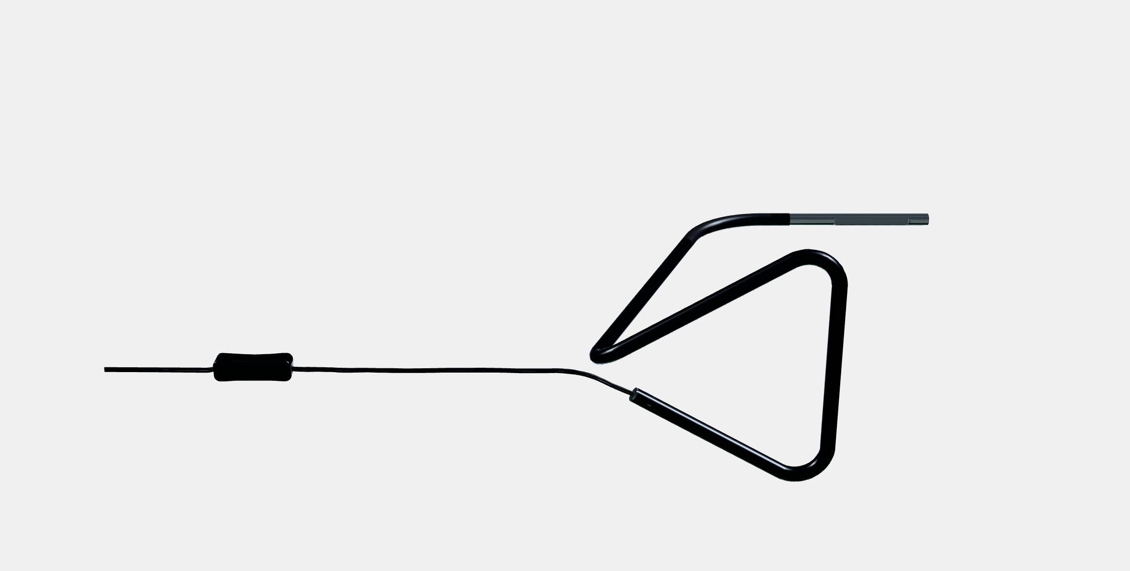 HARTE LED desk lamp Low-poly 3D model_8