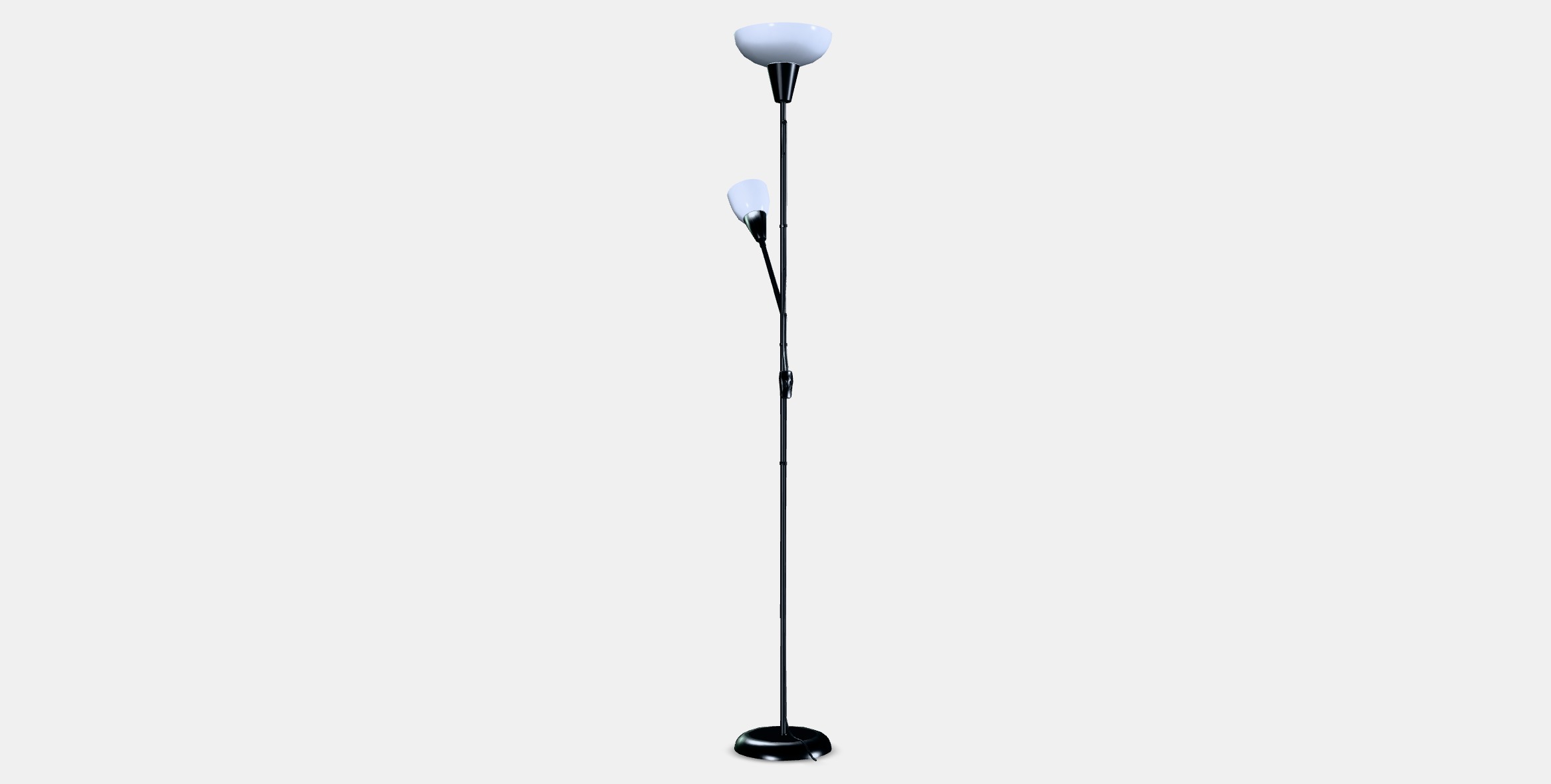 TAGARP Reading Floor Lamp Low-poly 3D model_16