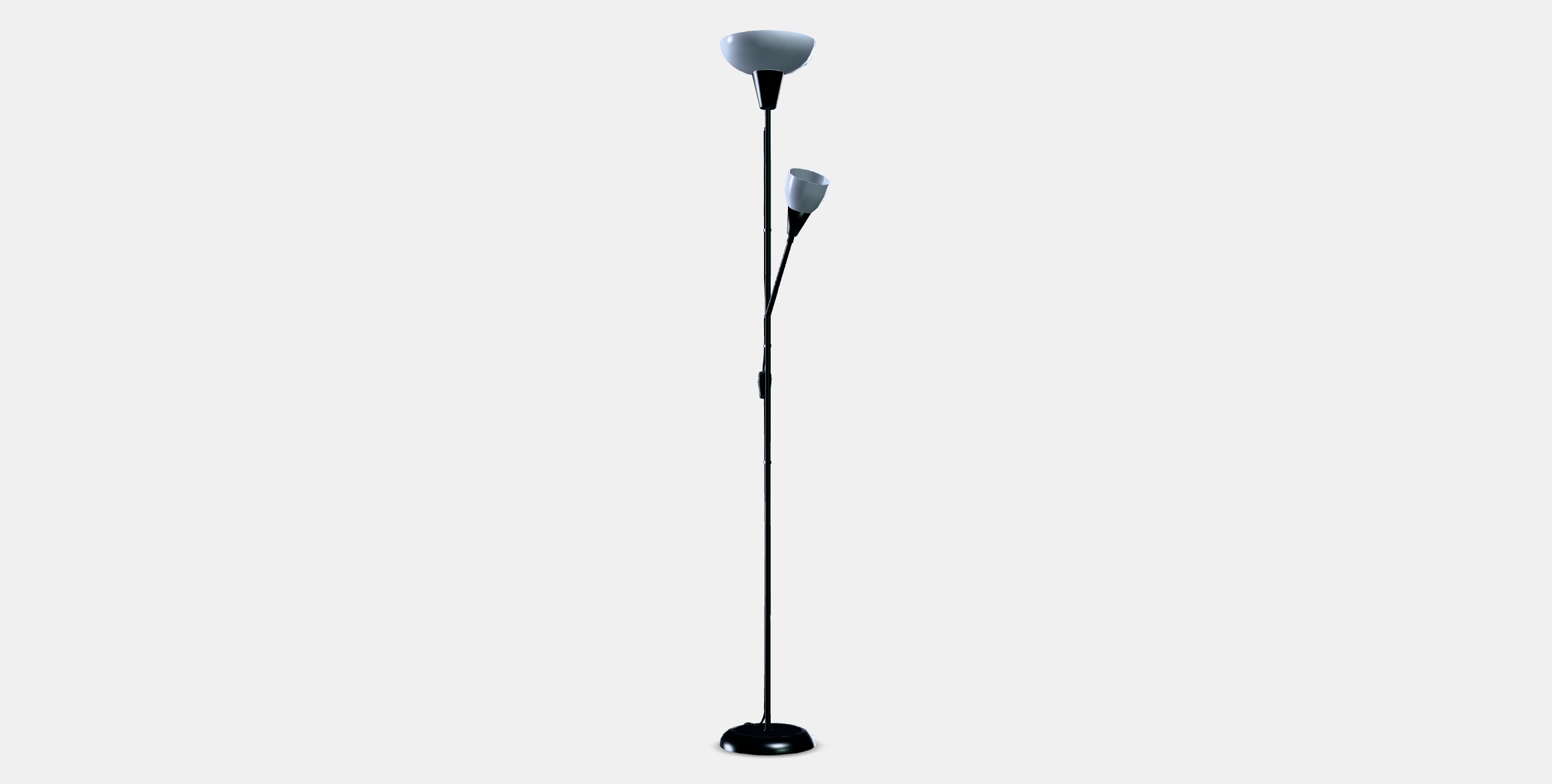 TAGARP Reading Floor Lamp Low-poly 3D model_2