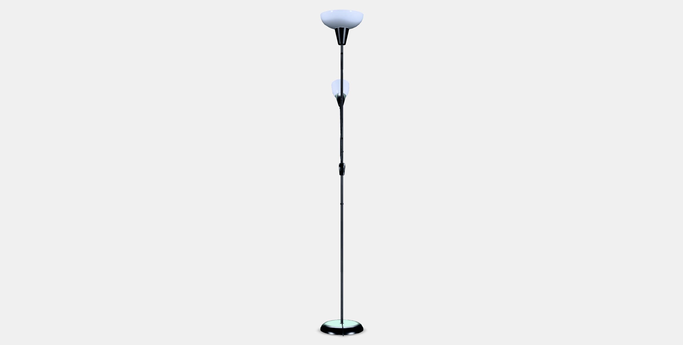 TAGARP Reading Floor Lamp Low-poly 3D model_14