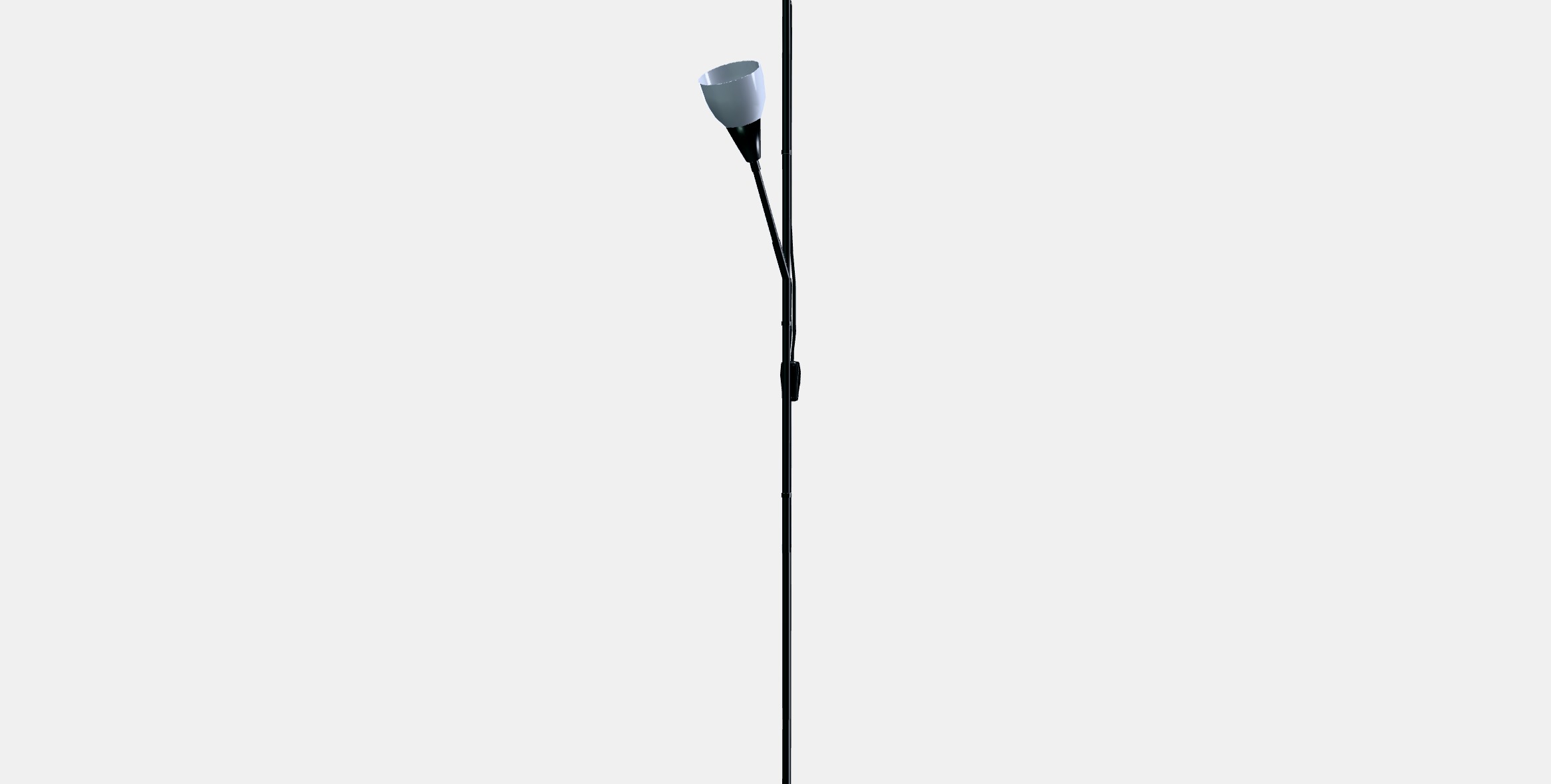 TAGARP Reading Floor Lamp Low-poly 3D model_13