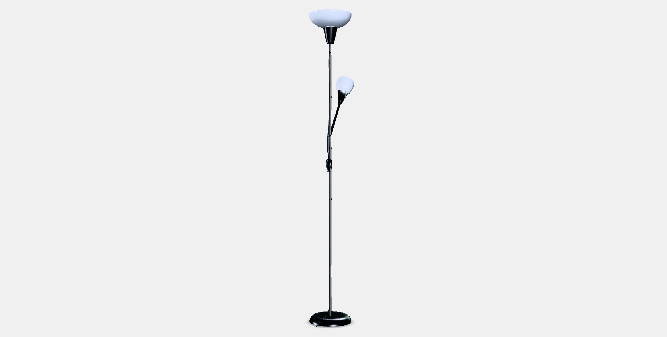 TAGARP Reading Floor Lamp Low-poly 3D model_5