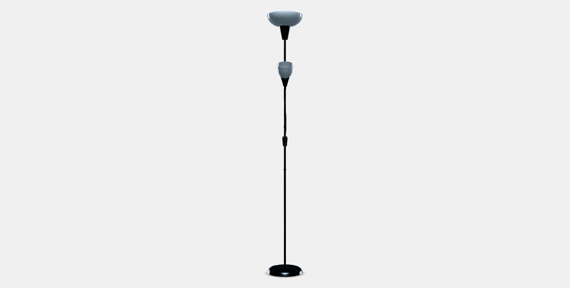 TAGARP Reading Floor Lamp Low-poly 3D model_10