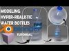 High Quality Water Bottle - Free model Free low-poly 3D model_1